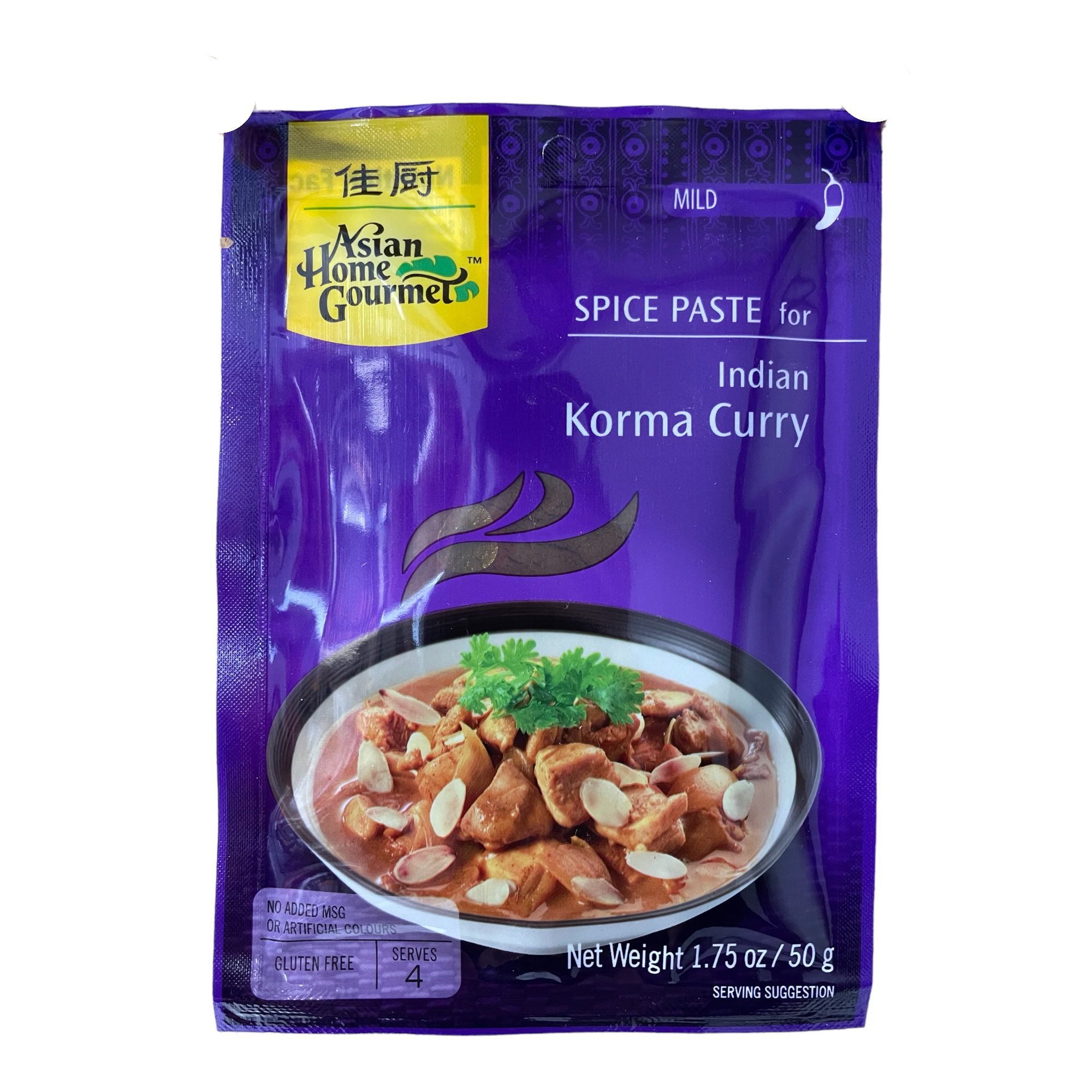 Spice Paste For Indian Korma Curry, Asian Home Gourmet 50g
