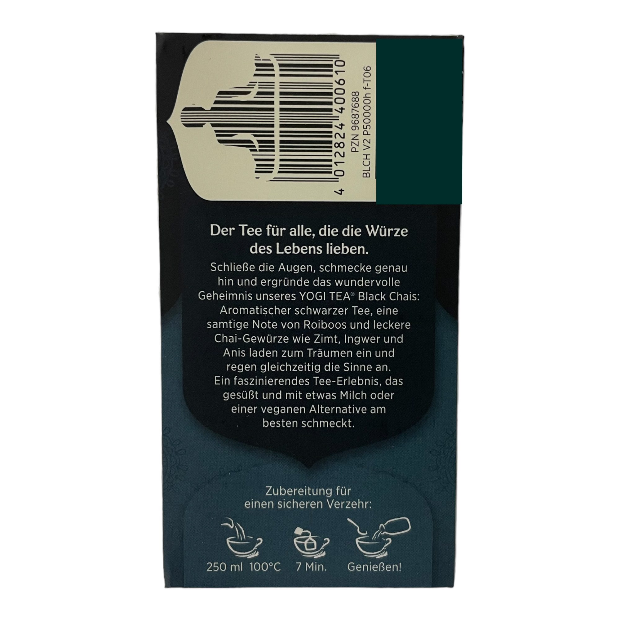 Black Chai Bio YOGI TEA 37.4g (17 Tea Bags) - Image 4