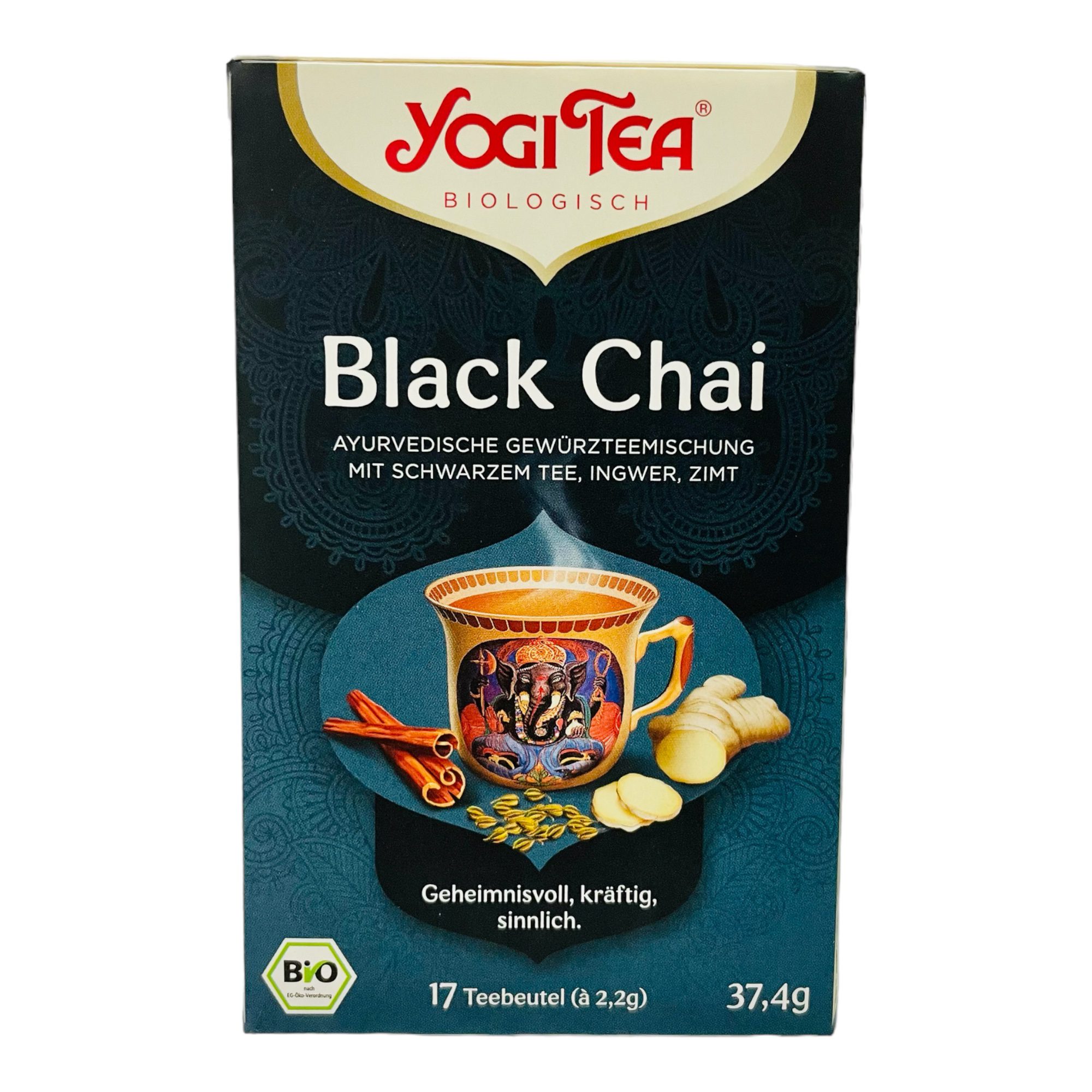 Black Chai Bio YOGI TEA 37.4g (17 Tea Bags)