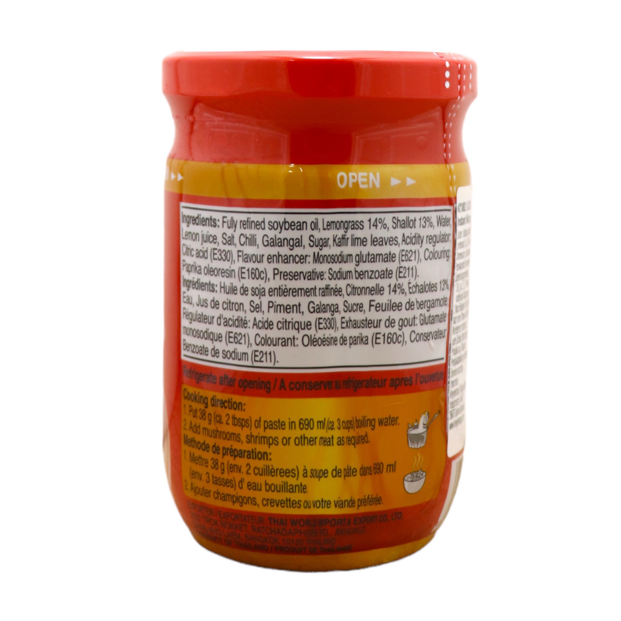 Tom Yum Instant Hot And Sour Paste COCK BRAND 227g - Image 2