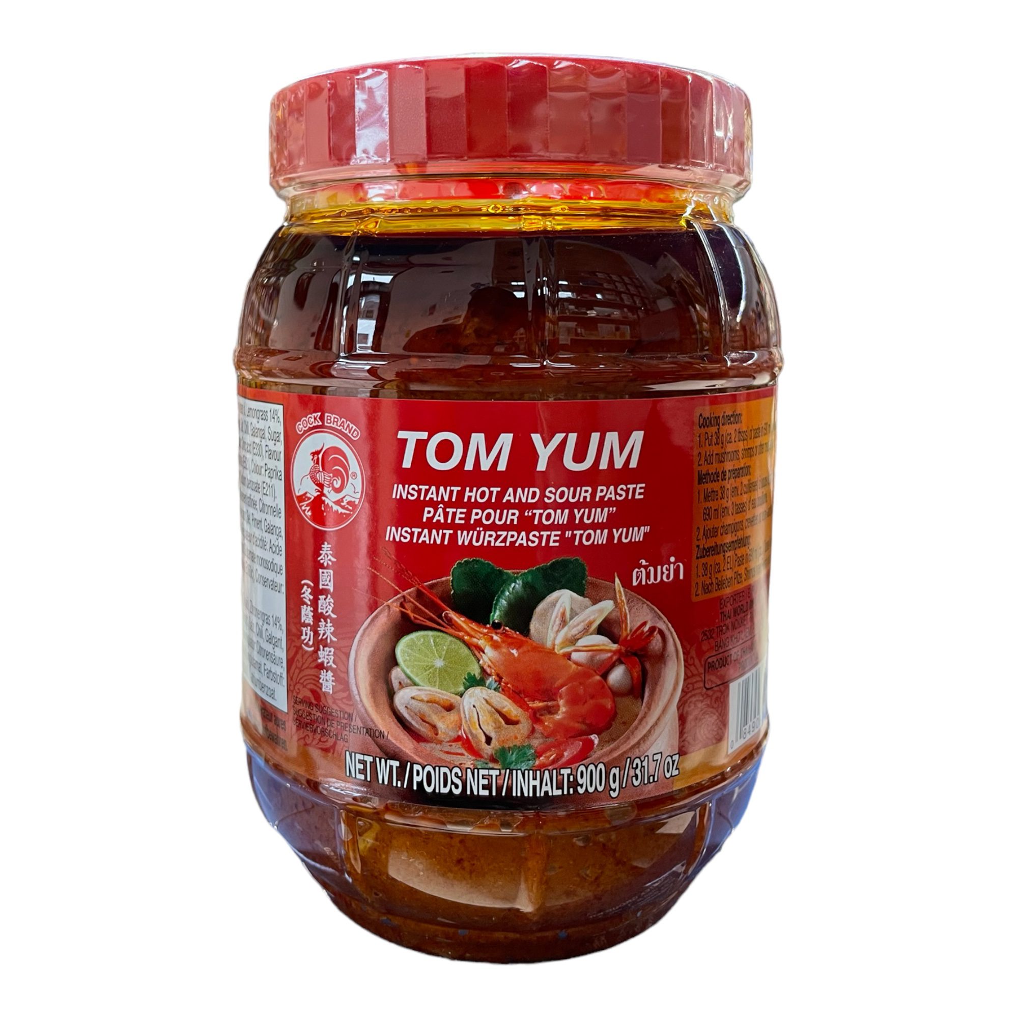 Tom Yum Hot & Sour Paste COCK 900g