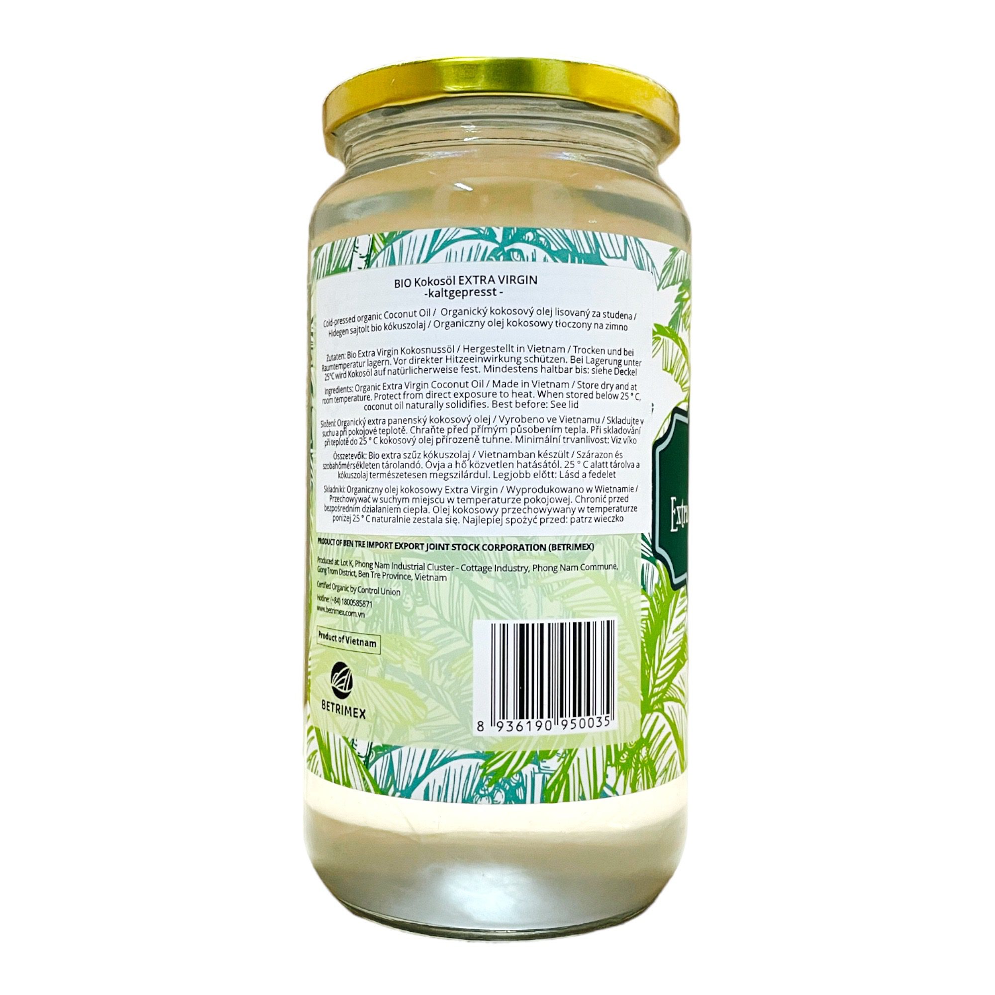 Extra Virgin Coconut Oil Organic COCOXIM 950ml - Image 4
