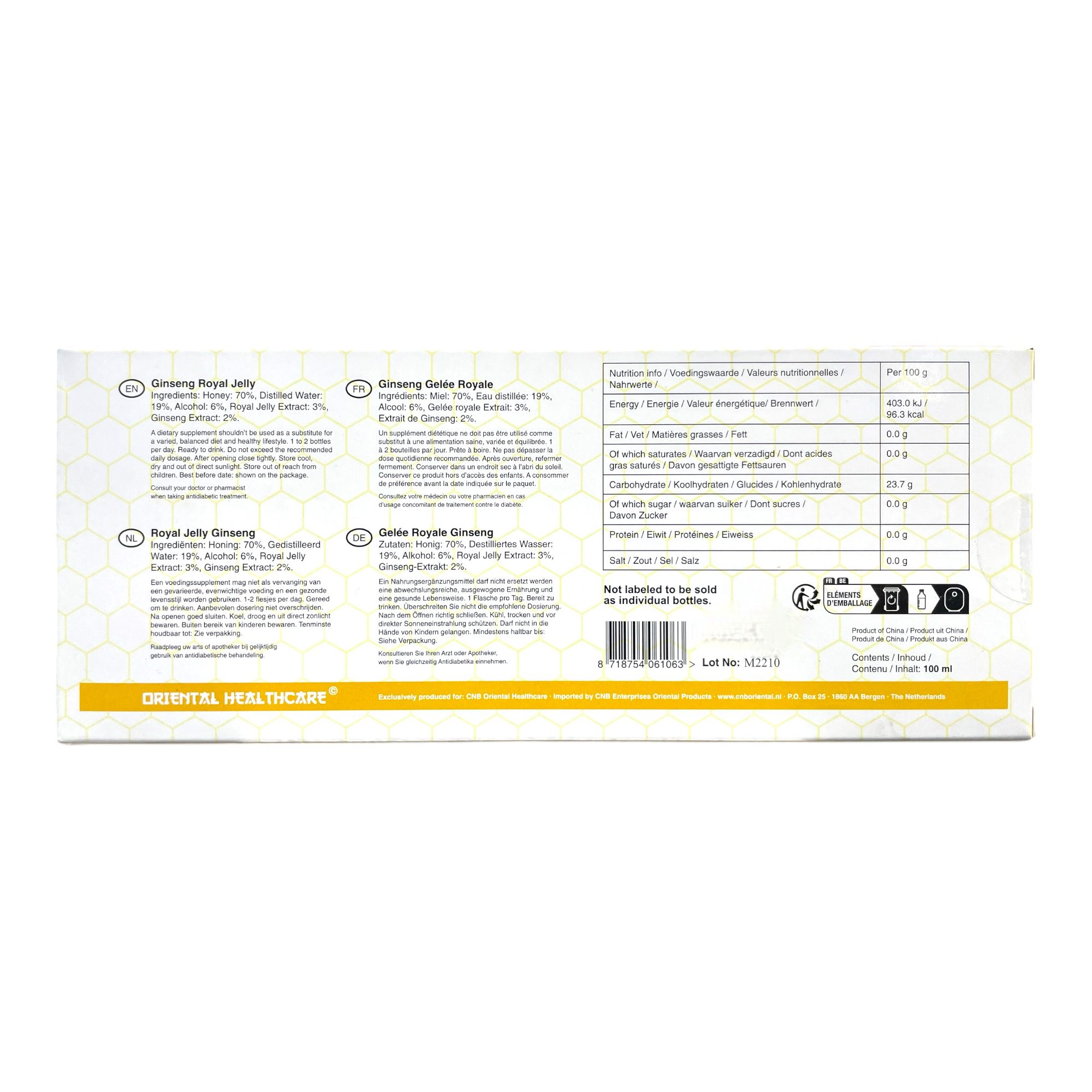 Ginseng Royal Jelly Oral Liquid 10x10ml - Image 3