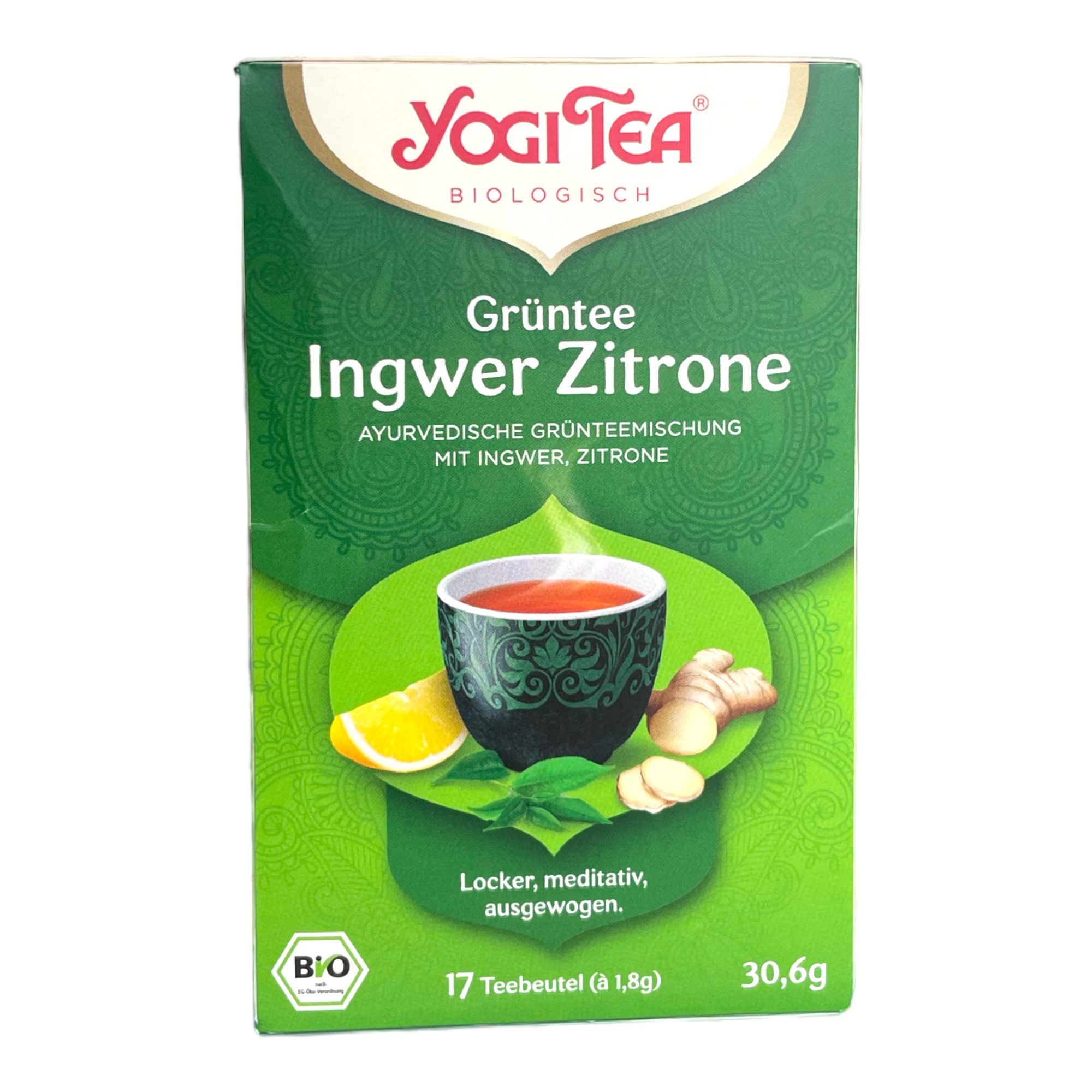 Ingwer Zitrone Green Tea Bio YOGI TEA 30.6g (17 Tea Bags)