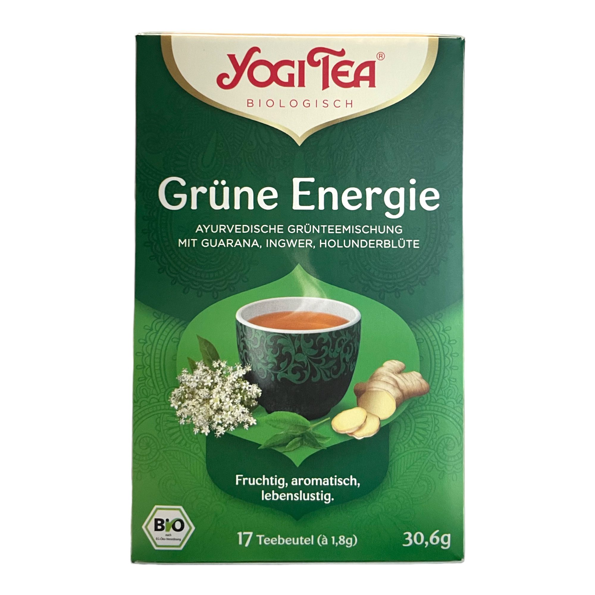 Grüne Energie Tee Bio YOGI TEA 30.6g (17 Tea Bags)