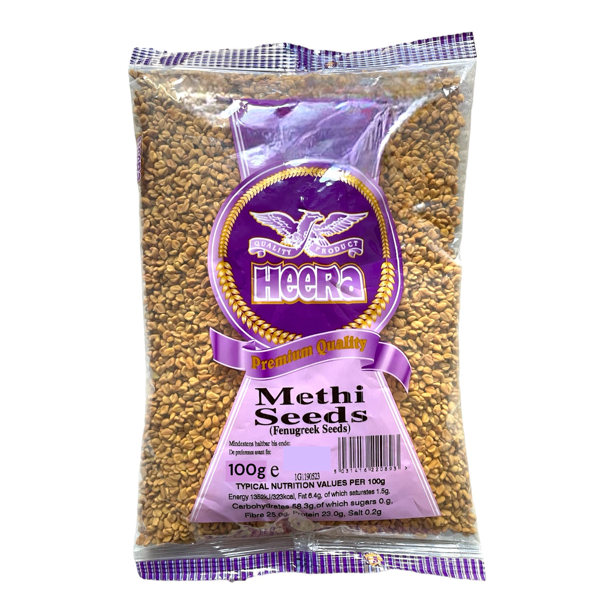 Methi Seeds (Fenugreek Seeds) 100g