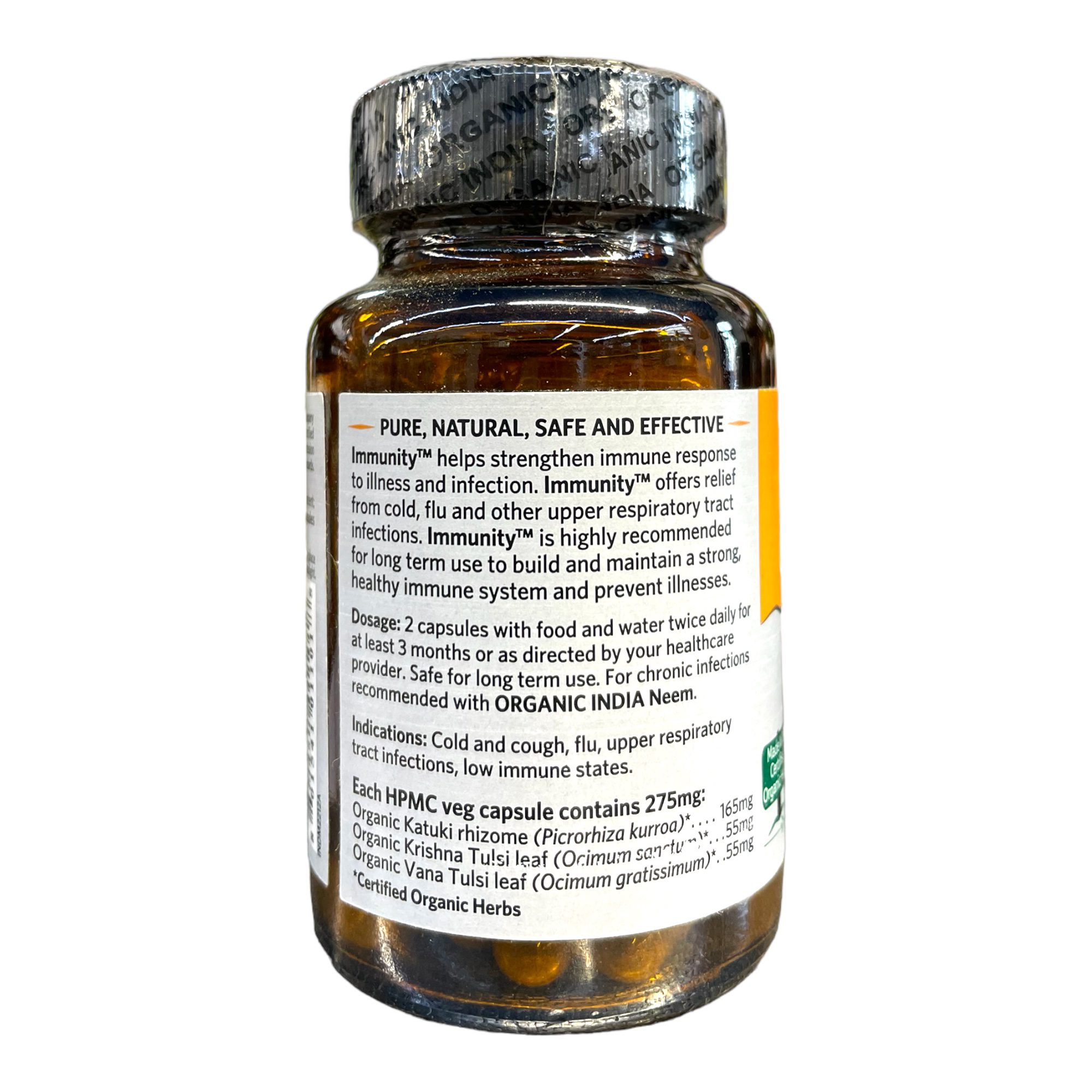 Immunity ORGANIC INDIA (60 Capsule) - Image 2