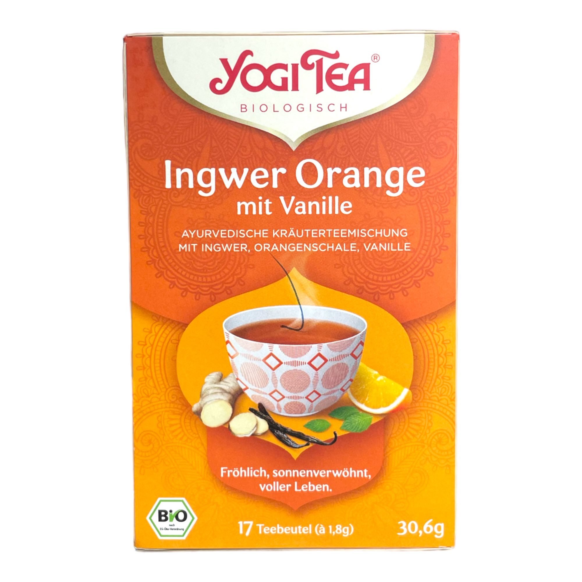 Ingwer Orange mit Vanille Bio YOGI TEA 30.6g( 17 Tea Bags)