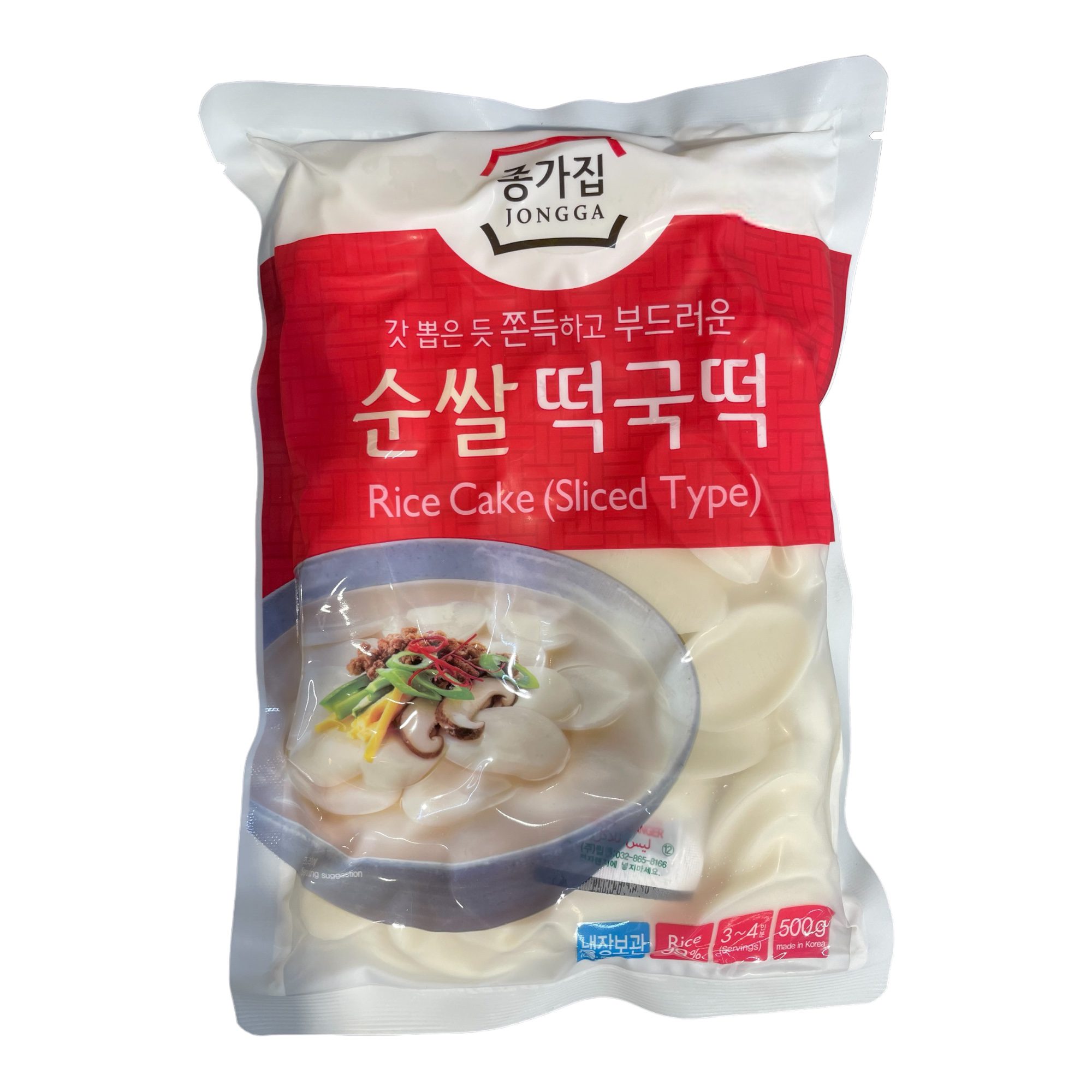 Rice Cake Sliced Type JONGGA 500g