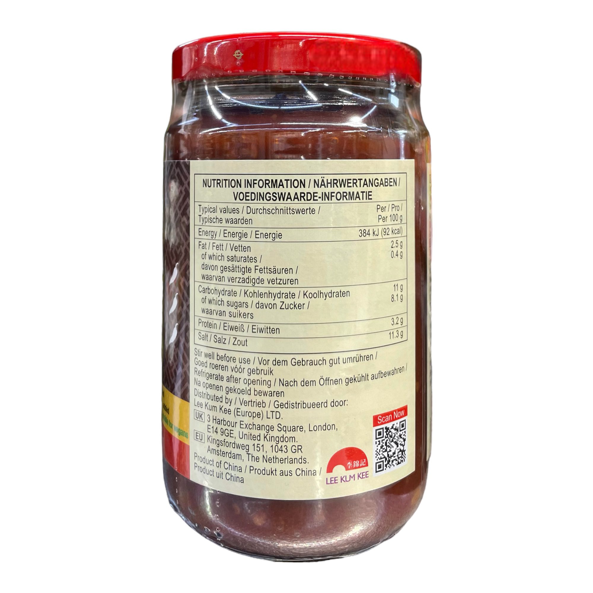 Chilli Bean Sauce (Toban Djan) LEE KUM KEE 368g - Image 3