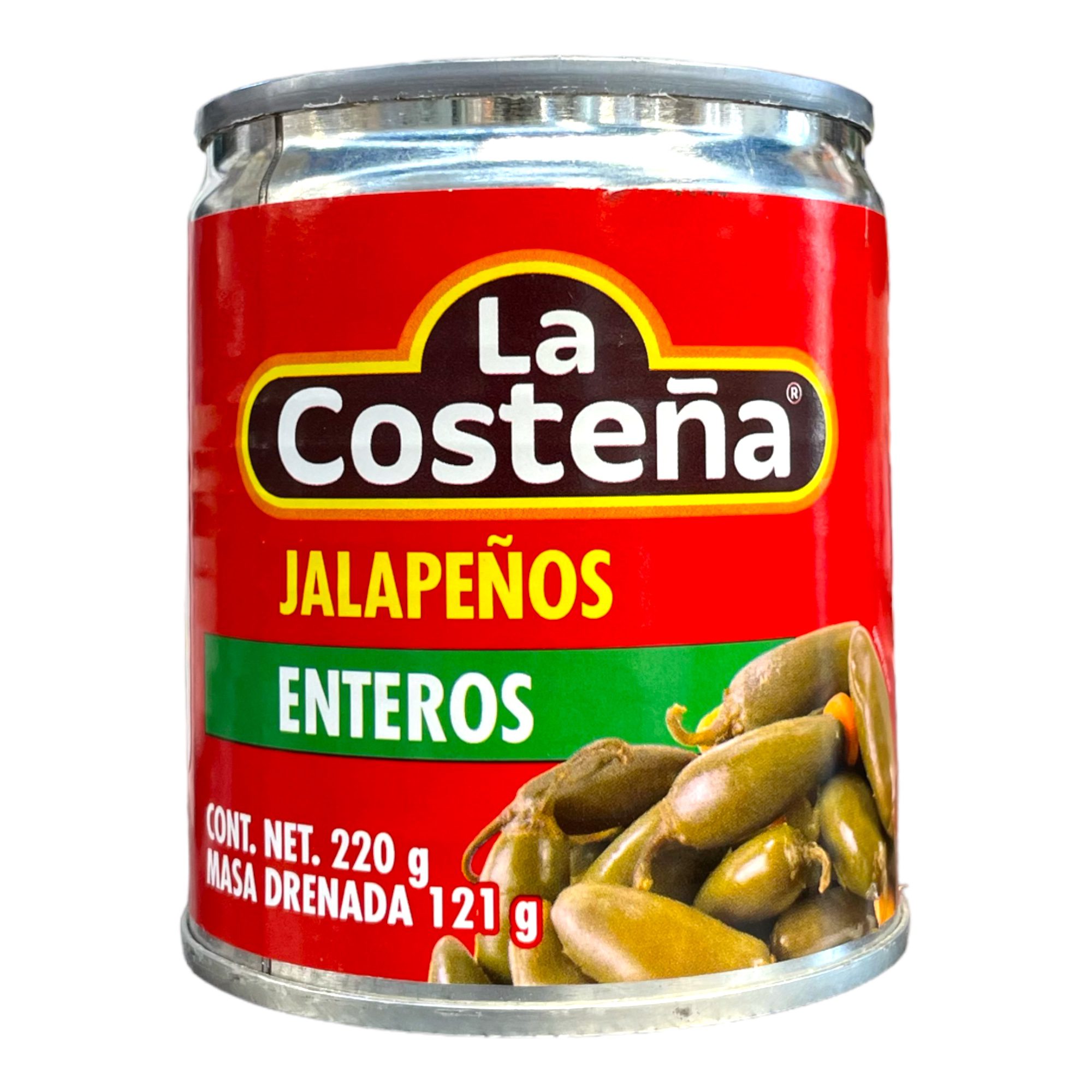 La Costena Chiles Jalapenos Enteros en Escabeche 220g