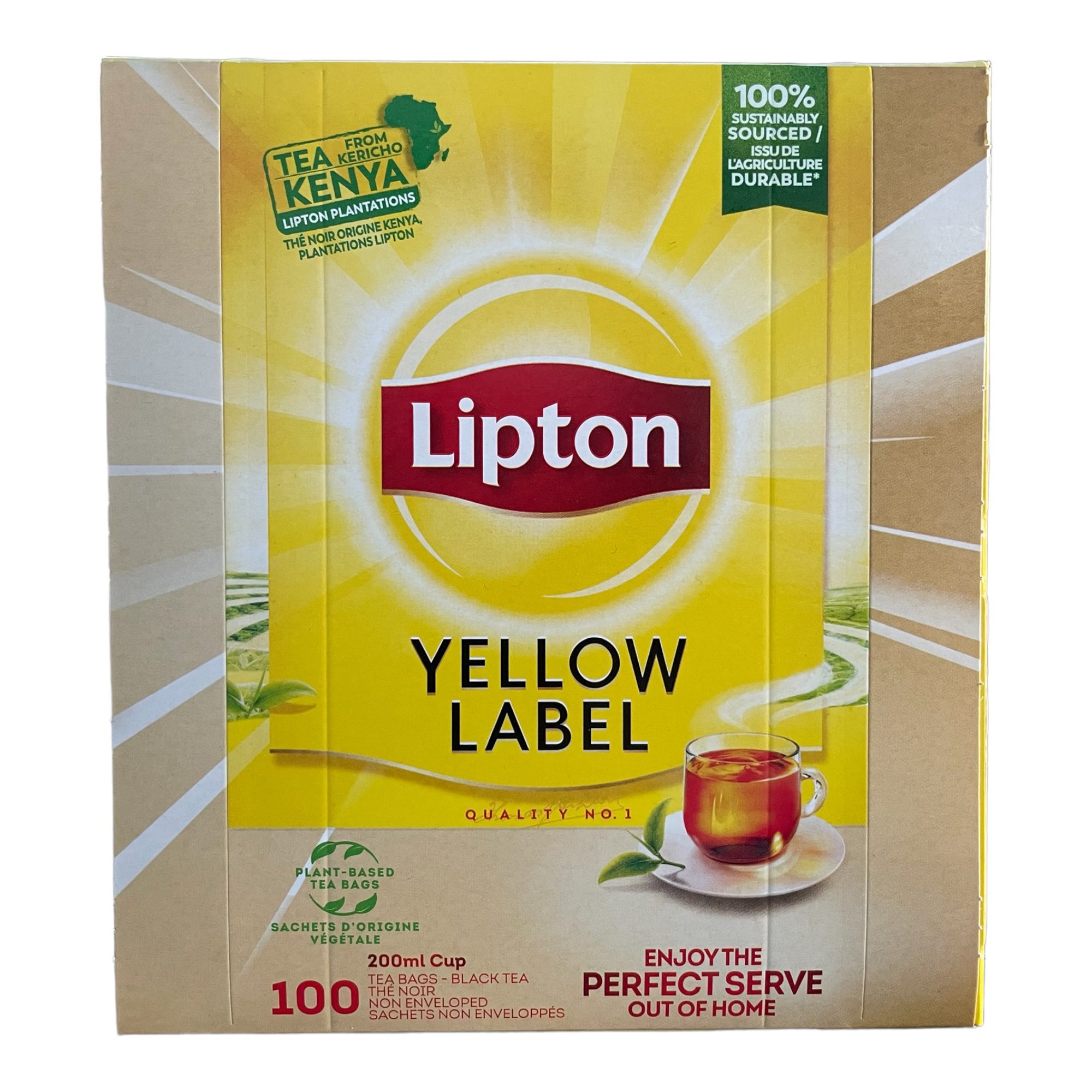Lipton Yellow Label Black Tea 100TB