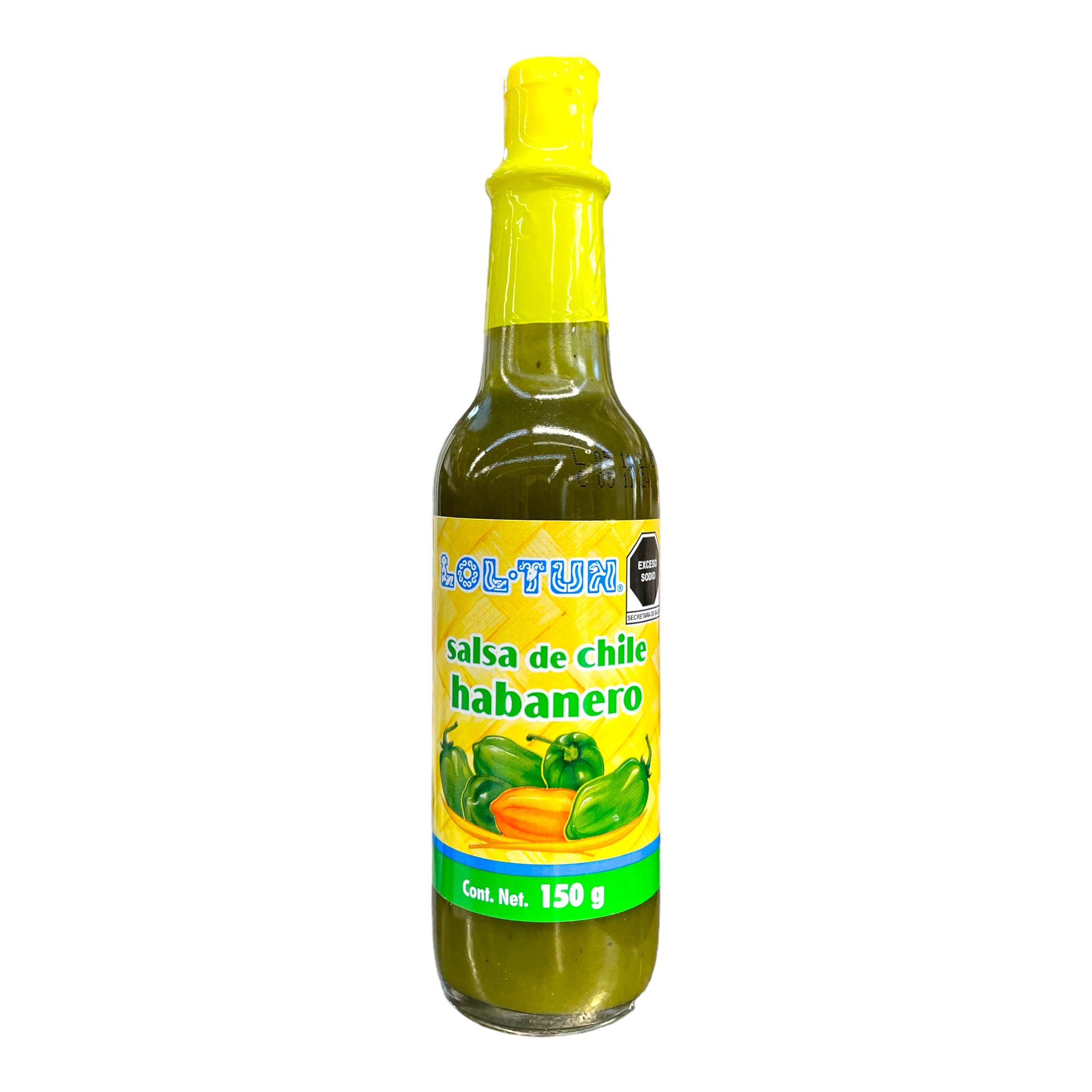 Loltun Salsa de Chile Habenero Verde 150g