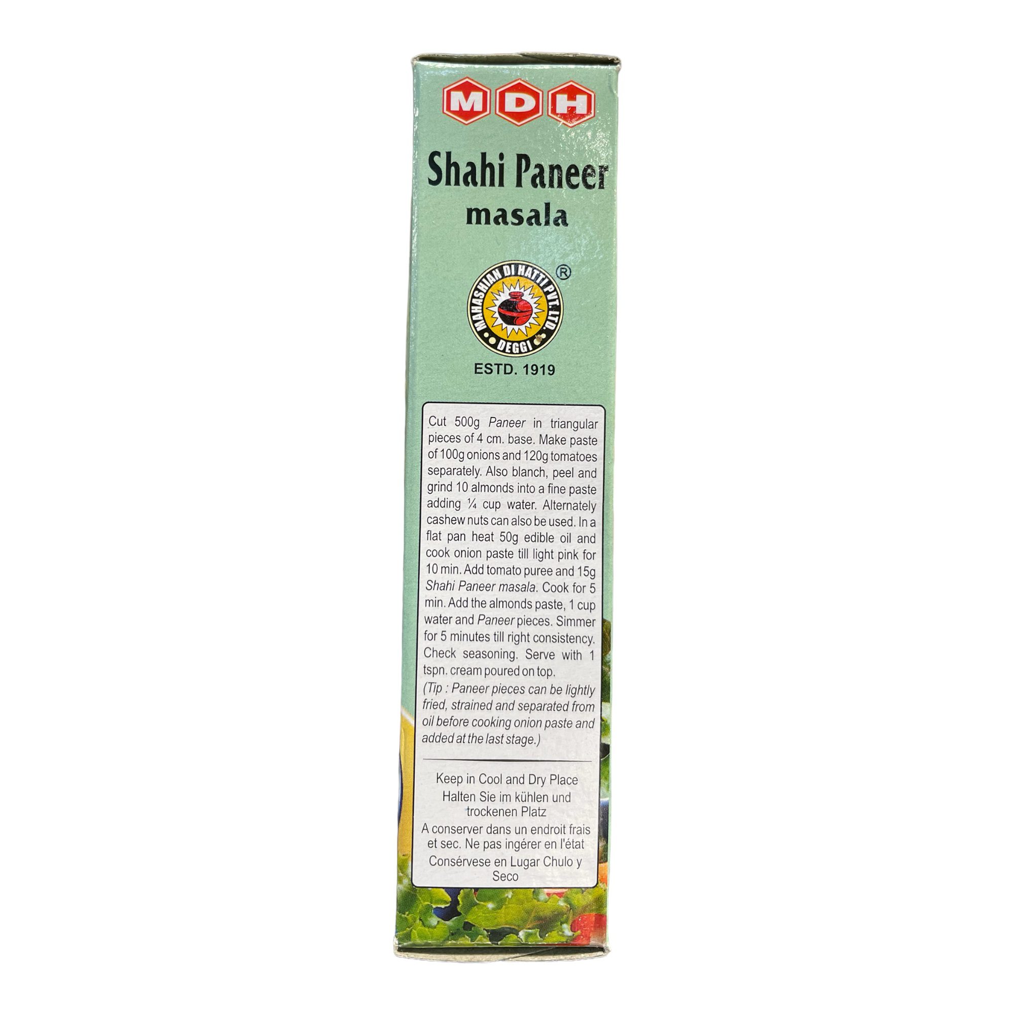 Shahi Paneer Masala MDH 100g - Image 3