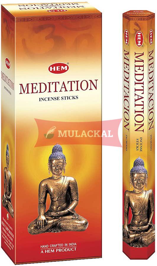 Meditation Incense Sticks Hem (6-box packet)