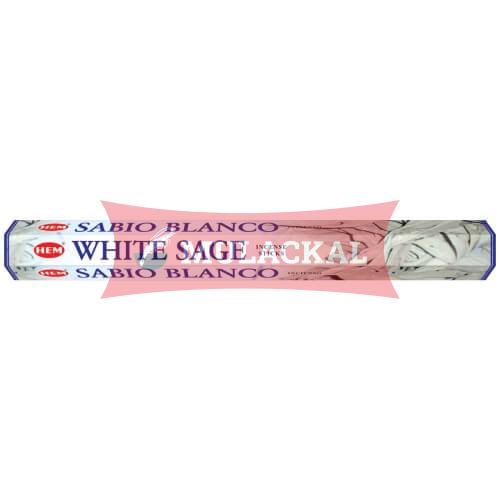White Sage Incense Sticks Hem (6-box packet)