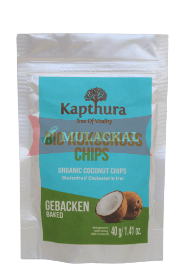 Coconut Chips Raw KAPTHURA AT-BIO-301 40g