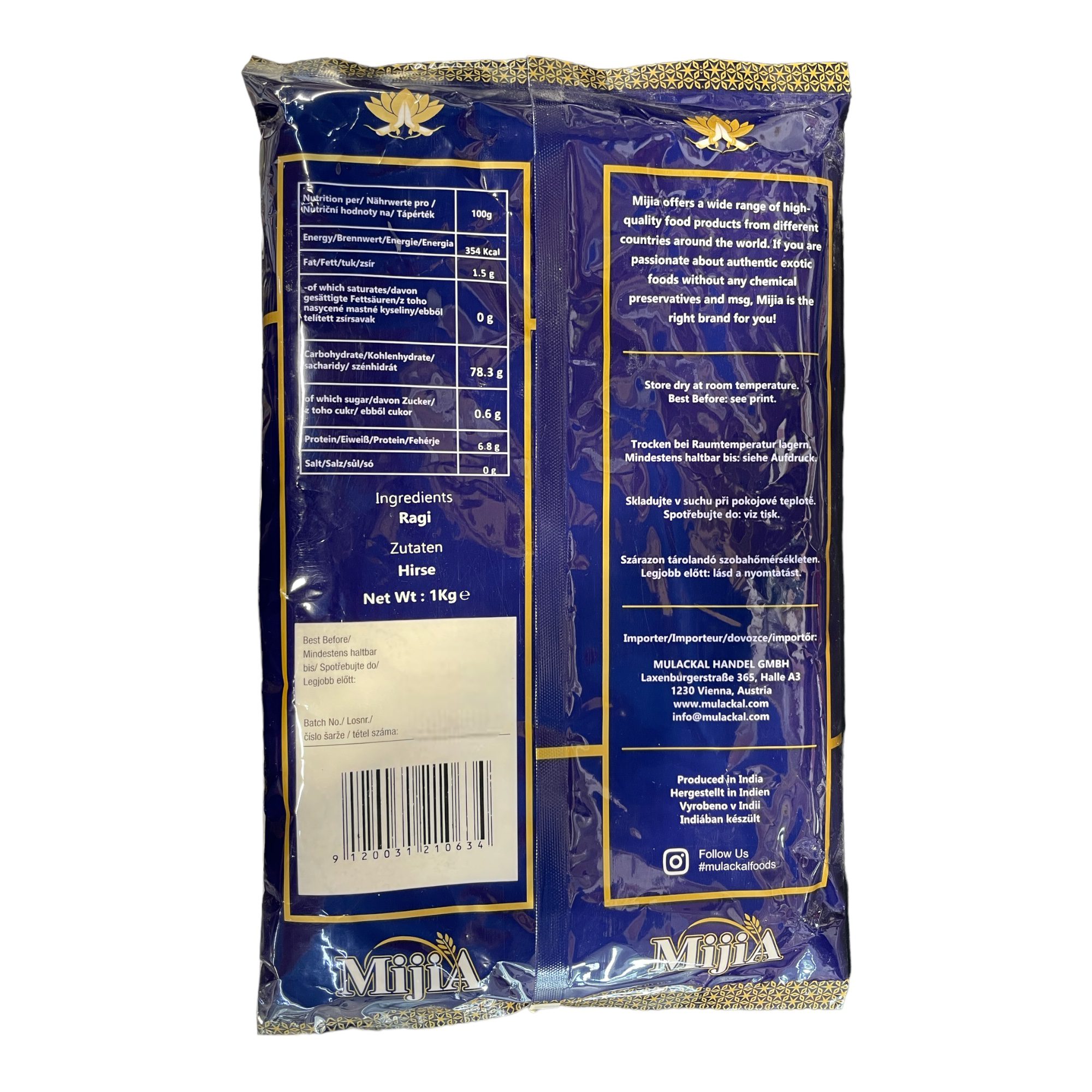 Ragi Flour(Finger Millet) MIJIA 1kg - Image 2