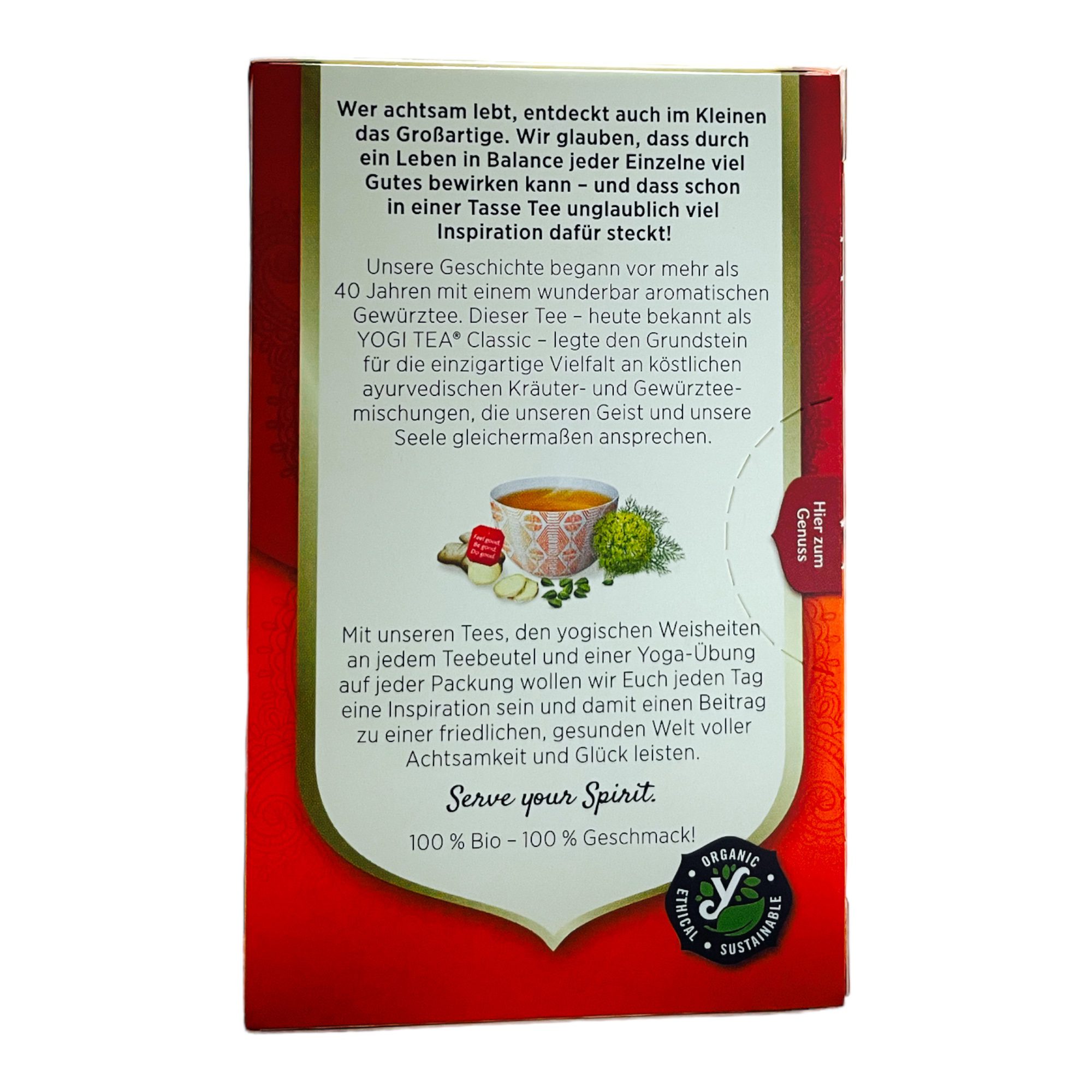 Nach dem Essen Bio YOGI TEA 30.6g (17 Tea Bags) - Image 3