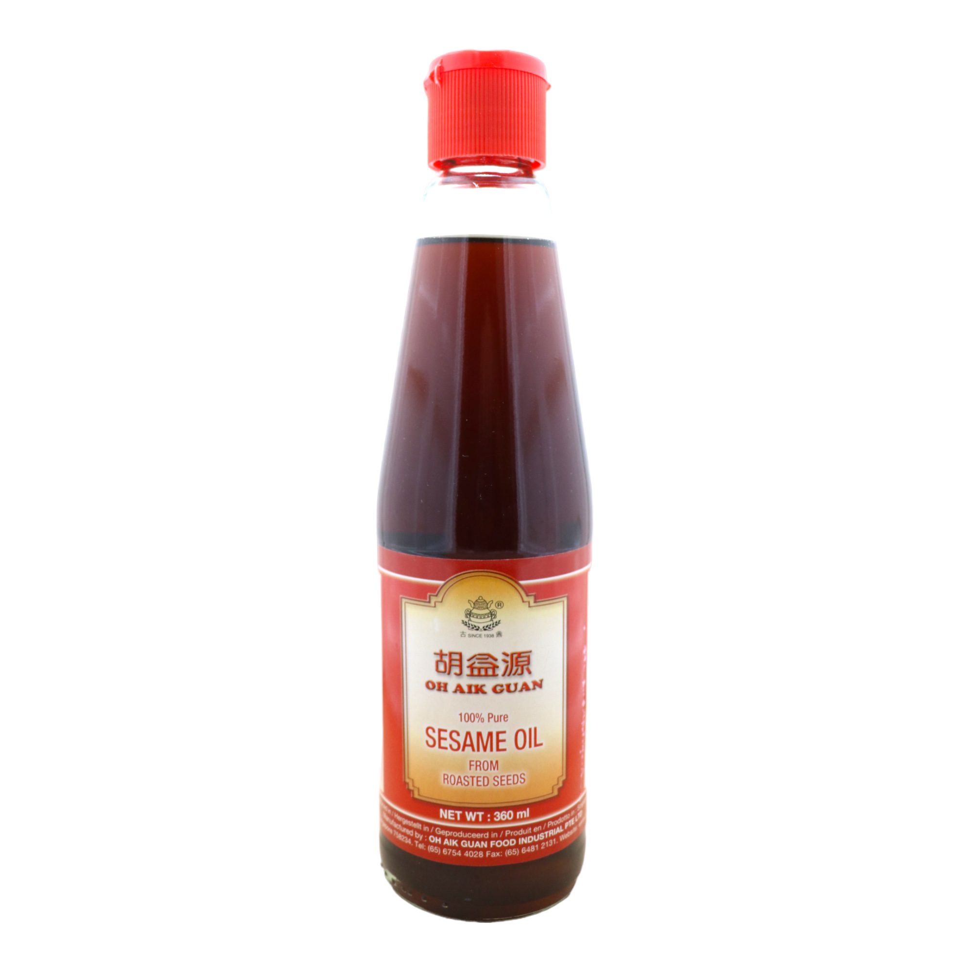 Sesame Oil Roasted OH AIK GUAN 360ML