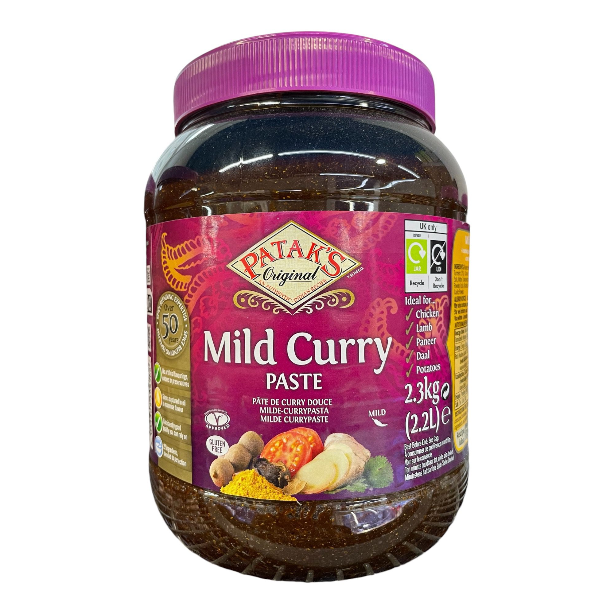 Curry Paste Mild - For Cooking 2,3kg