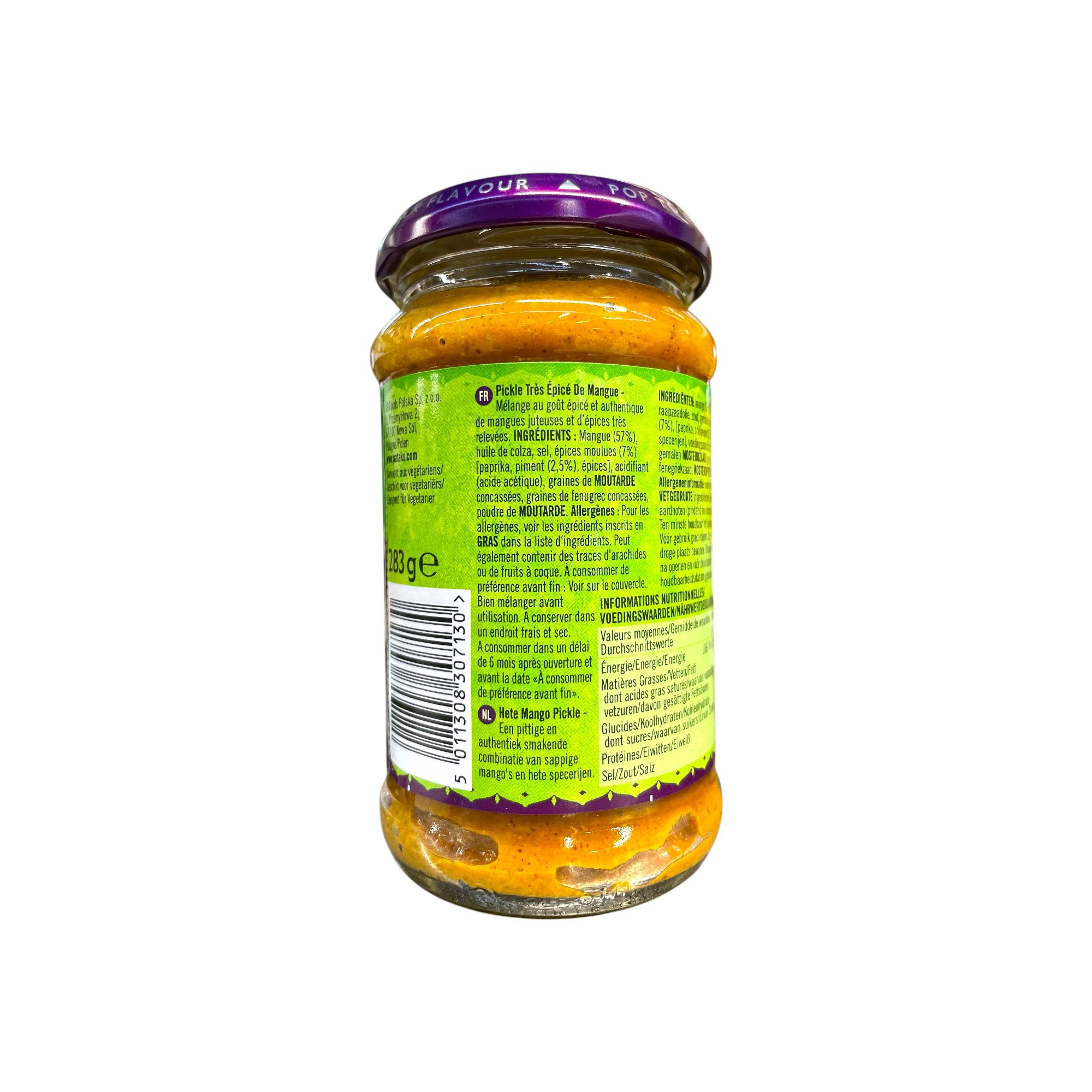 PATAK'S Hot Mango Pickle 283g - Image 2