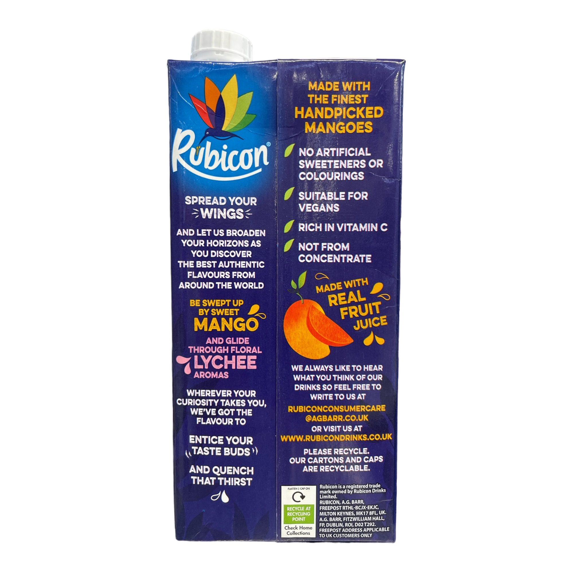 Mango Juice Rubicon 1L - Image 2