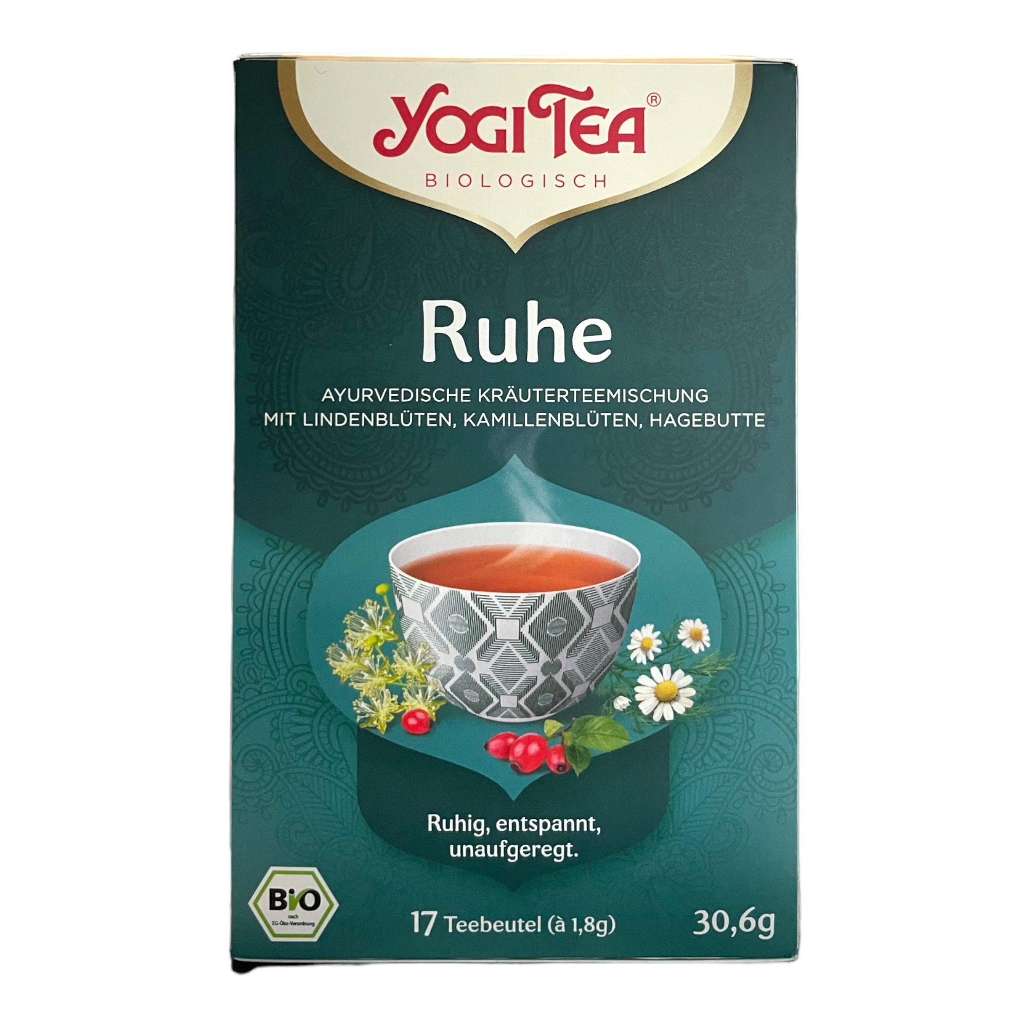 Ruhe Tee (Calm tea) Bio YOGI TEA 30.6g (17 Tea Bags)