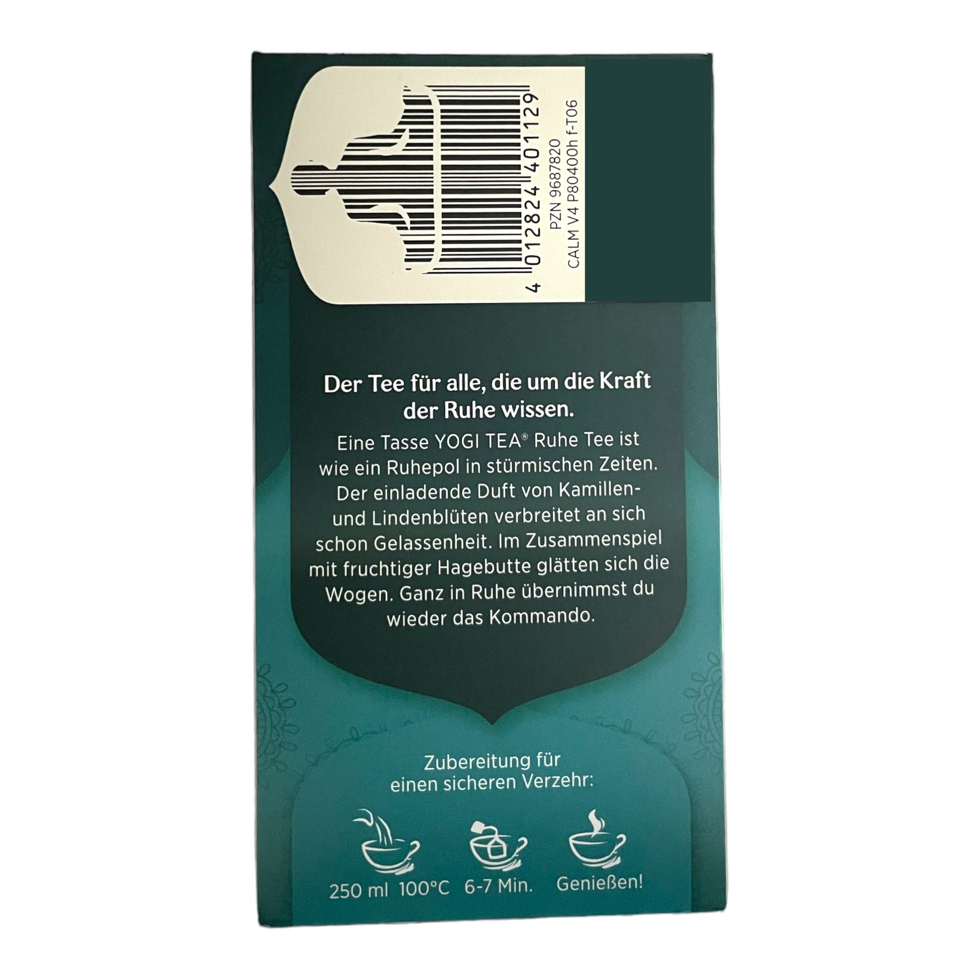 Ruhe Tee (Calm tea) Bio YOGI TEA 30.6g (17 Tea Bags) - Image 4