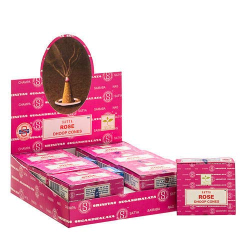 Rose Dhoop Cone Satya 1box (10cones)