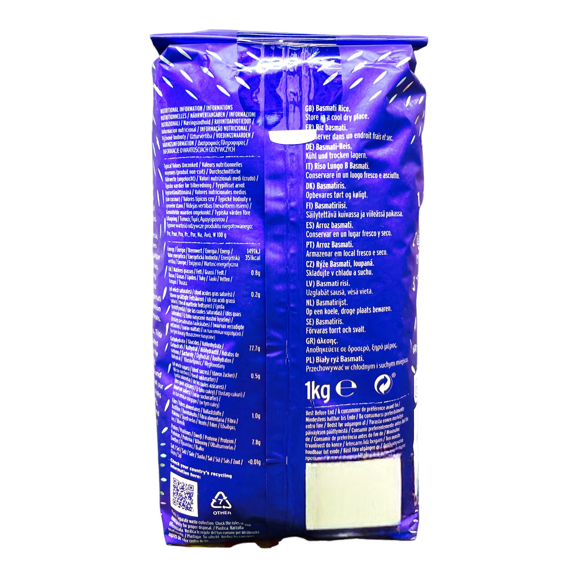Basmati Rice TILDA 1kg - Image 2