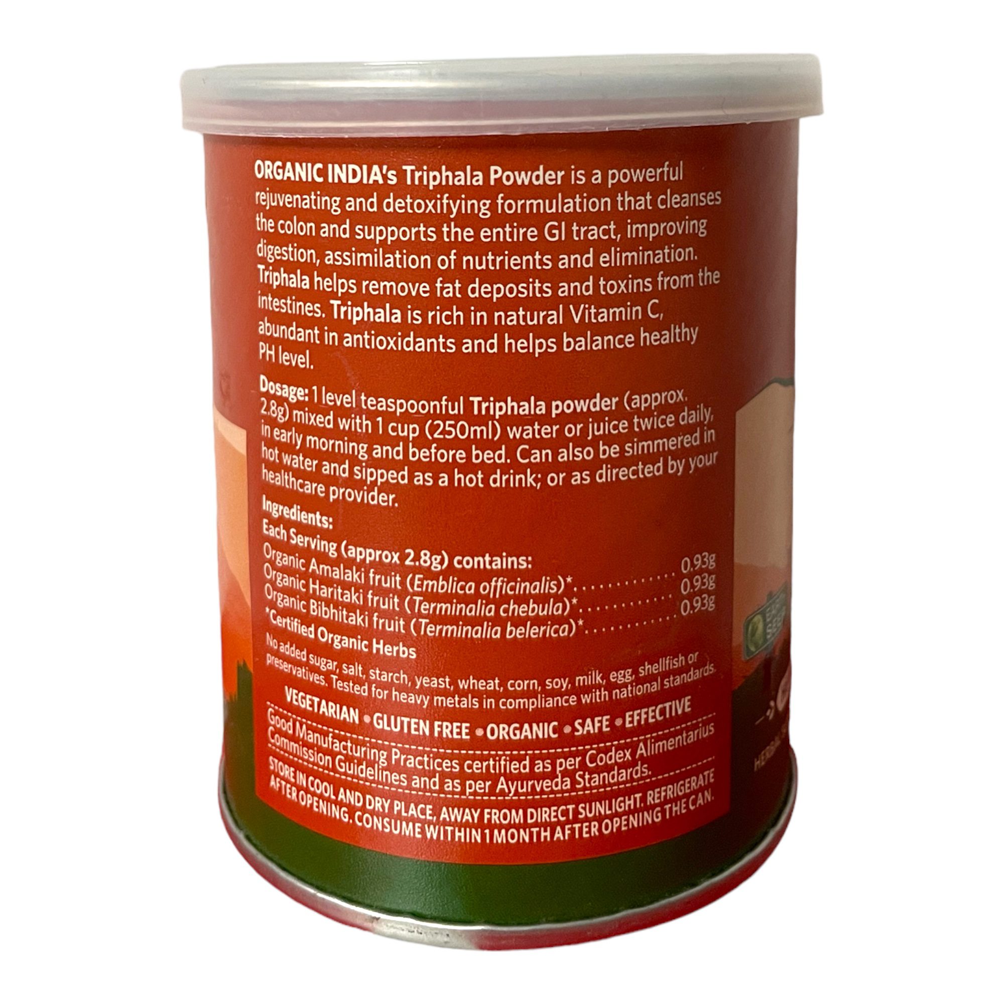 Triphala Powder ORGANIC INDIA 100g - Image 2