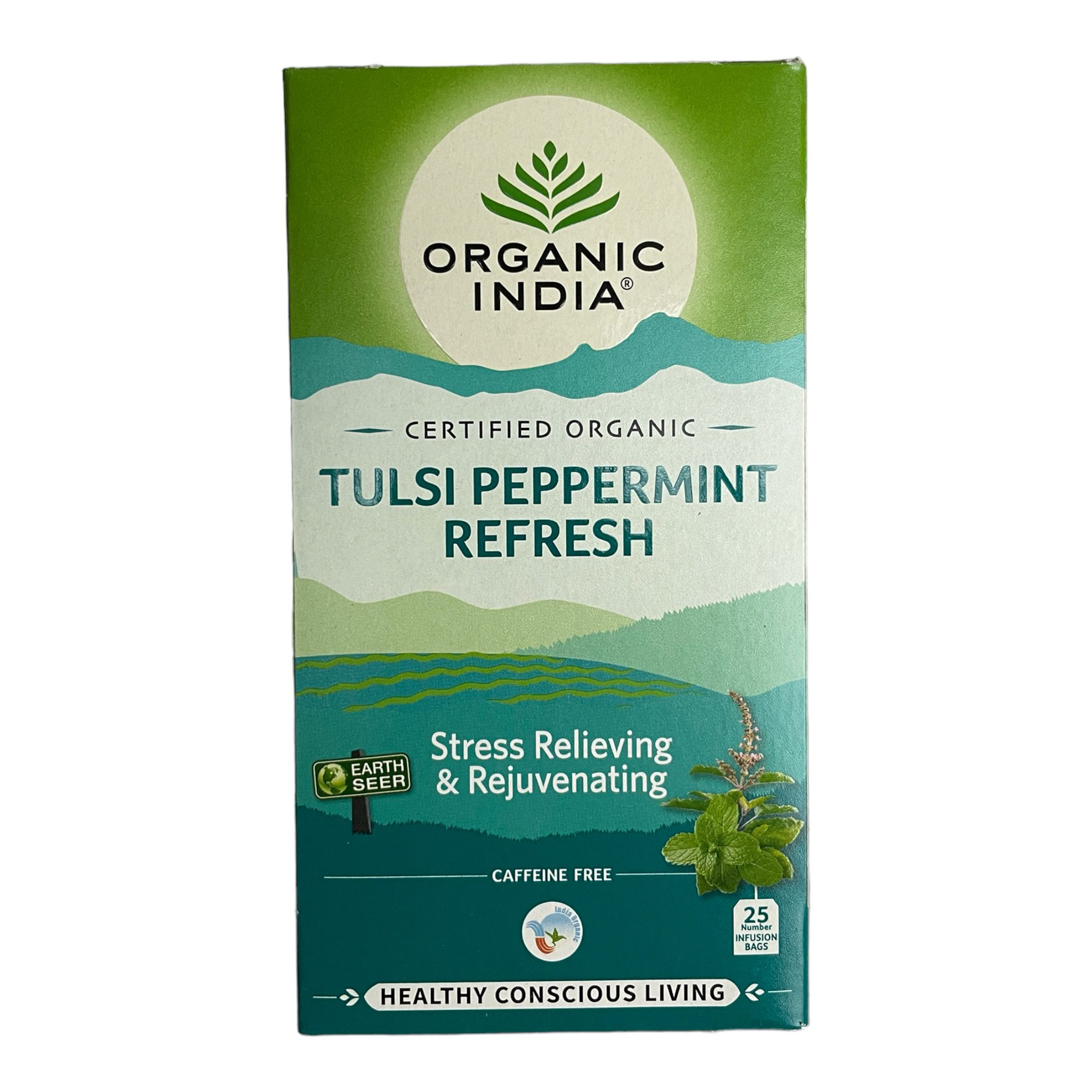 Tulsi Peppermint Refresh ORGANIC INDIA 25Tb 42,5g