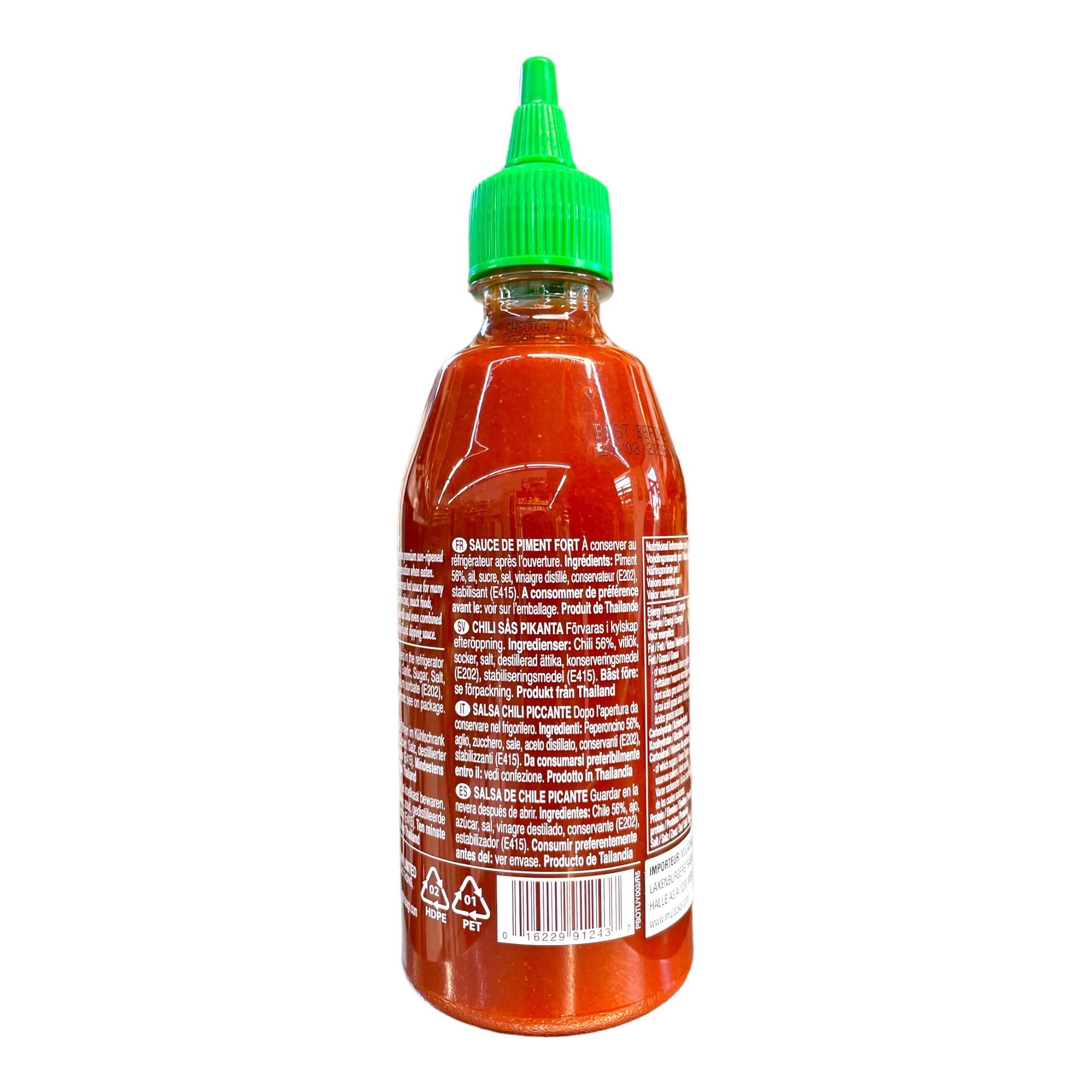 Sriracha Hot chilli Sauce Hot UNI-EAGLE 475g - Image 3