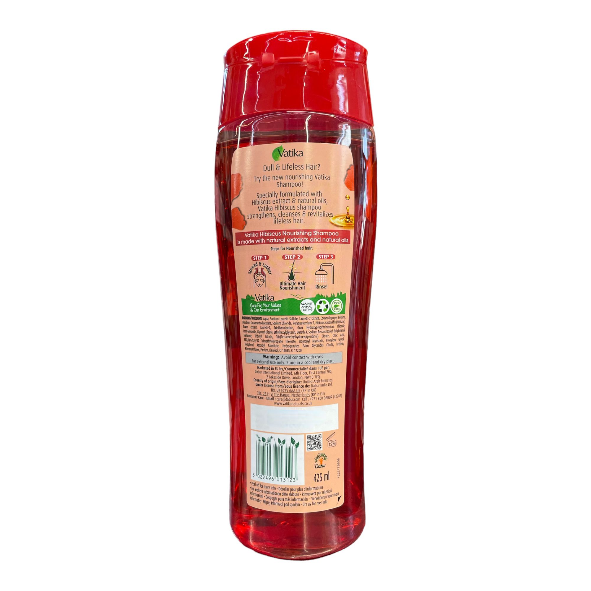 VATIKA Hibiscus Shampoo 425ml - Image 2