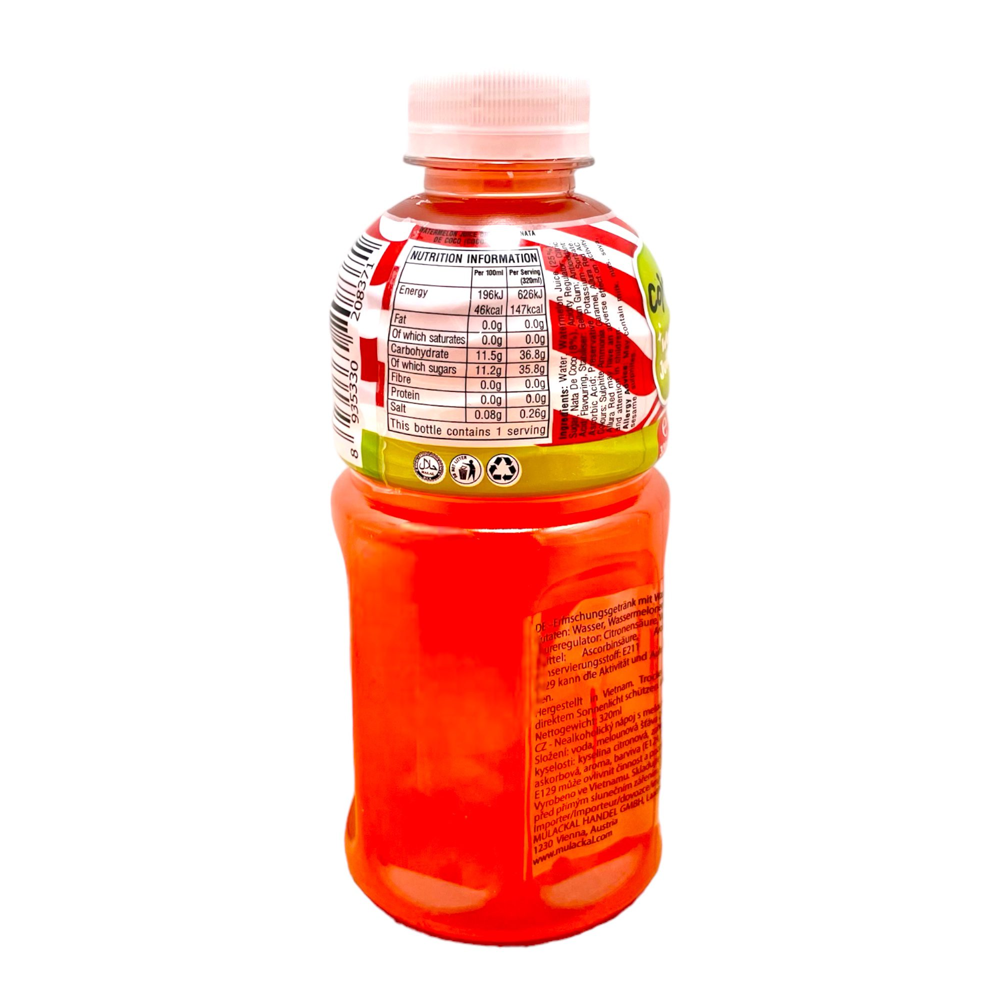 Watermelon Juice Drink Nata De Coco COJO COJO 320ml - Image 2