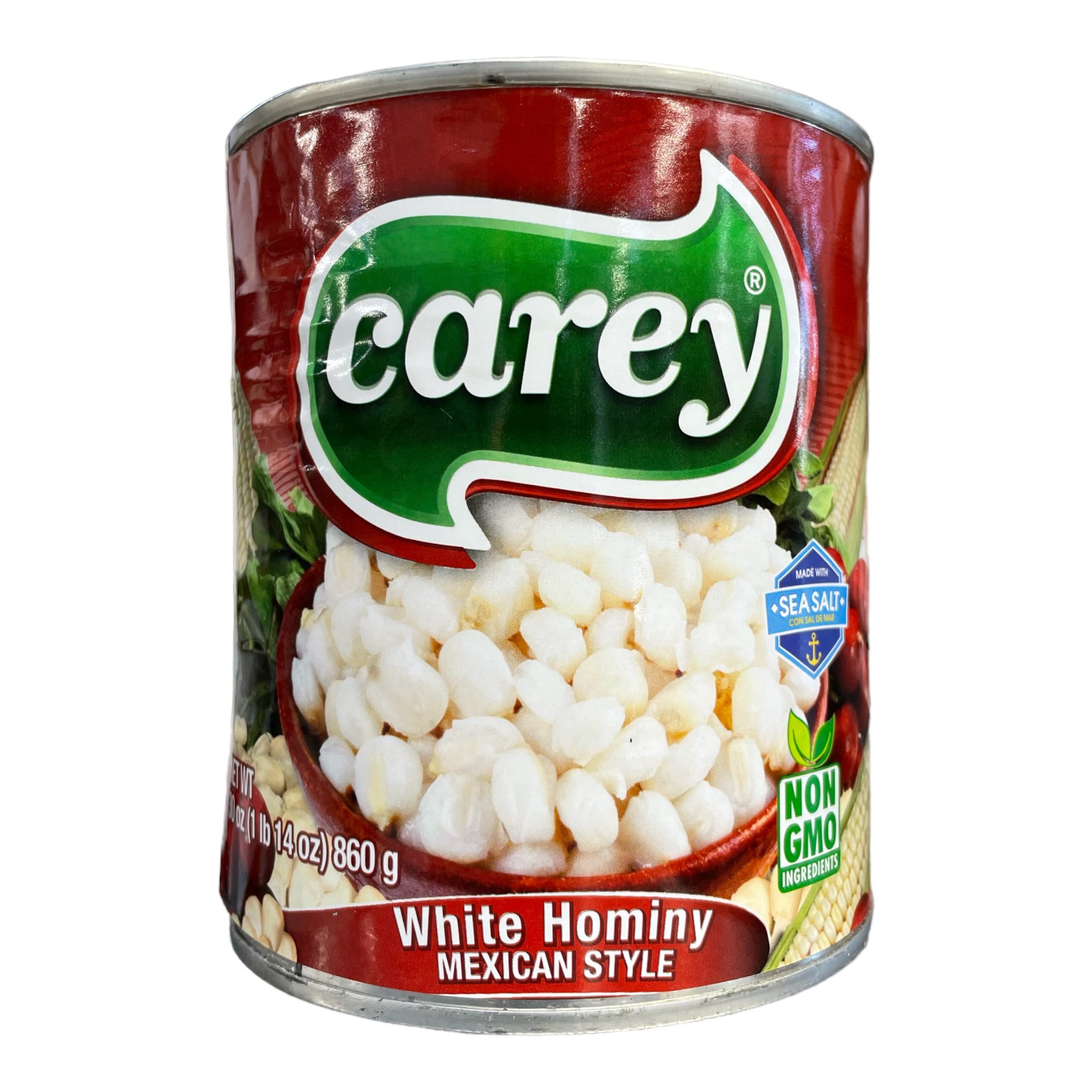 CAREY White Hominy Mexican Style White Maize 830g