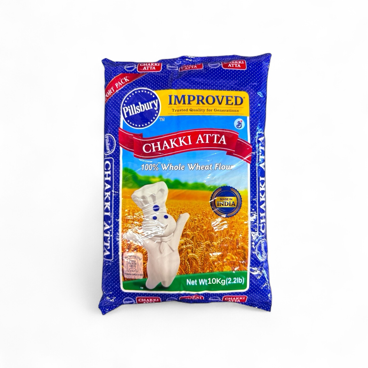 Pillsbury Atta Wheat Flour Export Quality 10kg