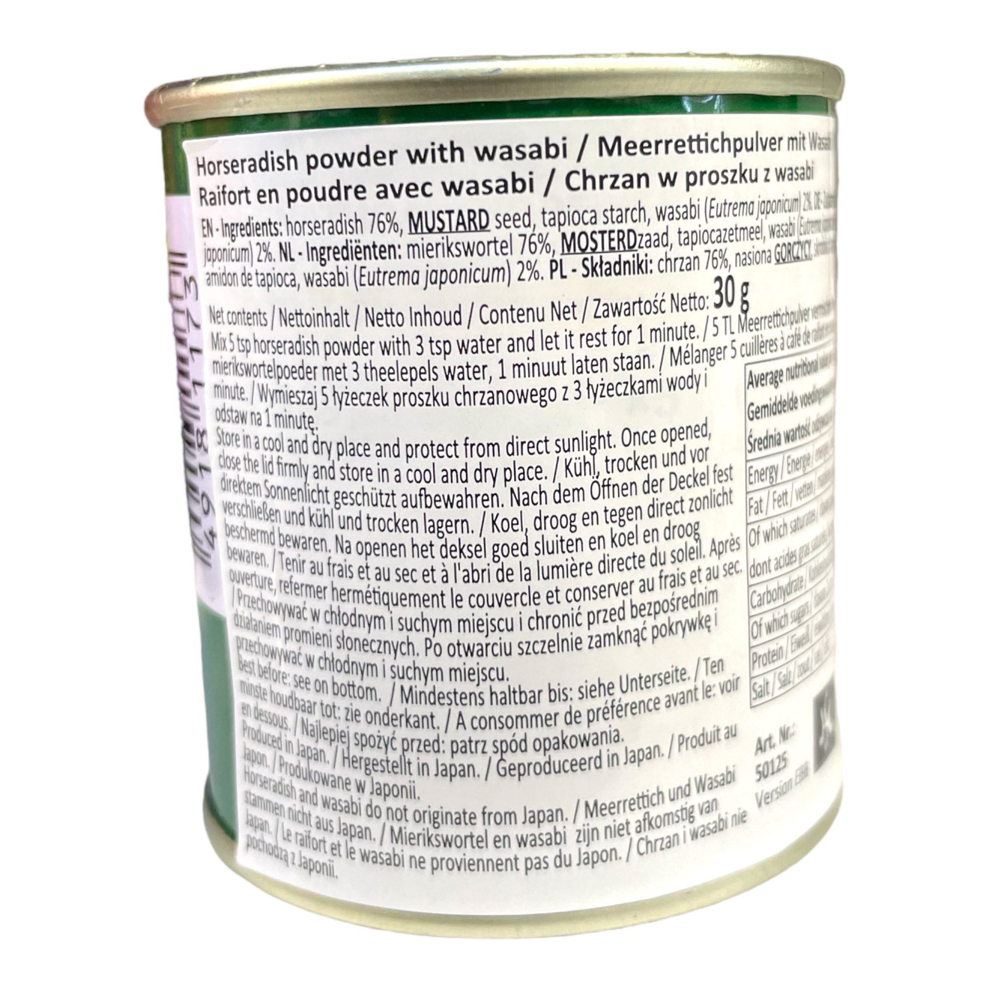 Wasabi Powder S&B 30g - Image 2