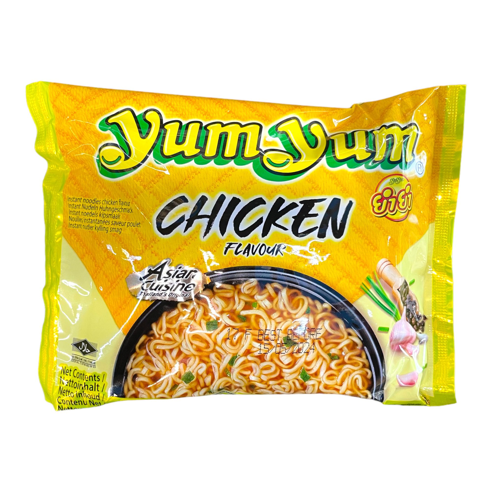 Instant Noodles Chicken Flavour YumYum 30X60g - Image 2
