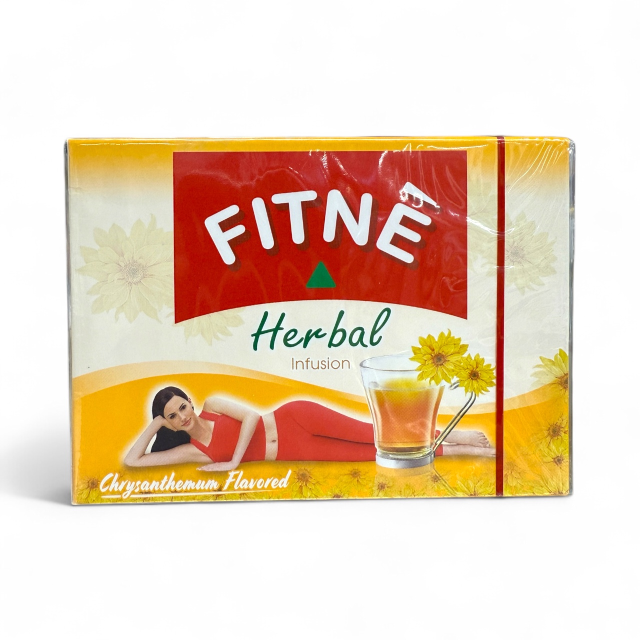 Fitne Chrysanthemum Herbal Tea box 37.5g – herbal infusion with natural senna and chrysanthemum flowers from Thailand.