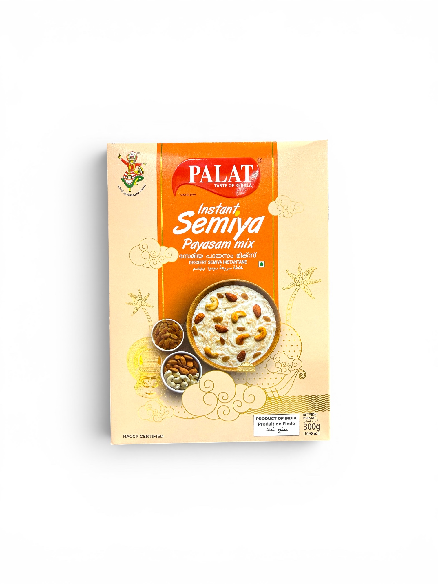 Palat Instant Semiya Payasam Mix 300g Traditional Indian Vermicelli Kheer Dessert Mix