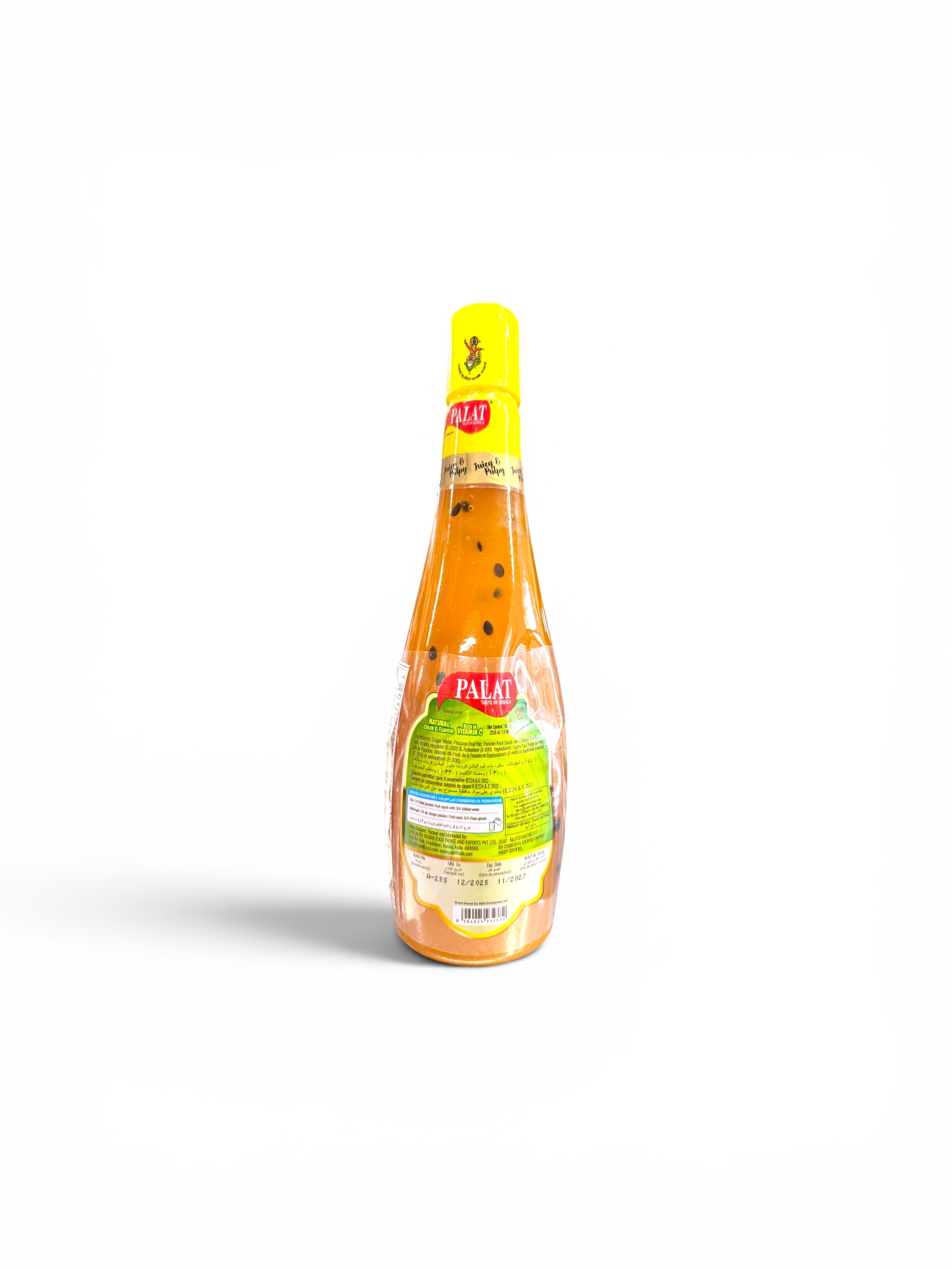 PALAT Passion Fruit Squash 700ml - Image 2