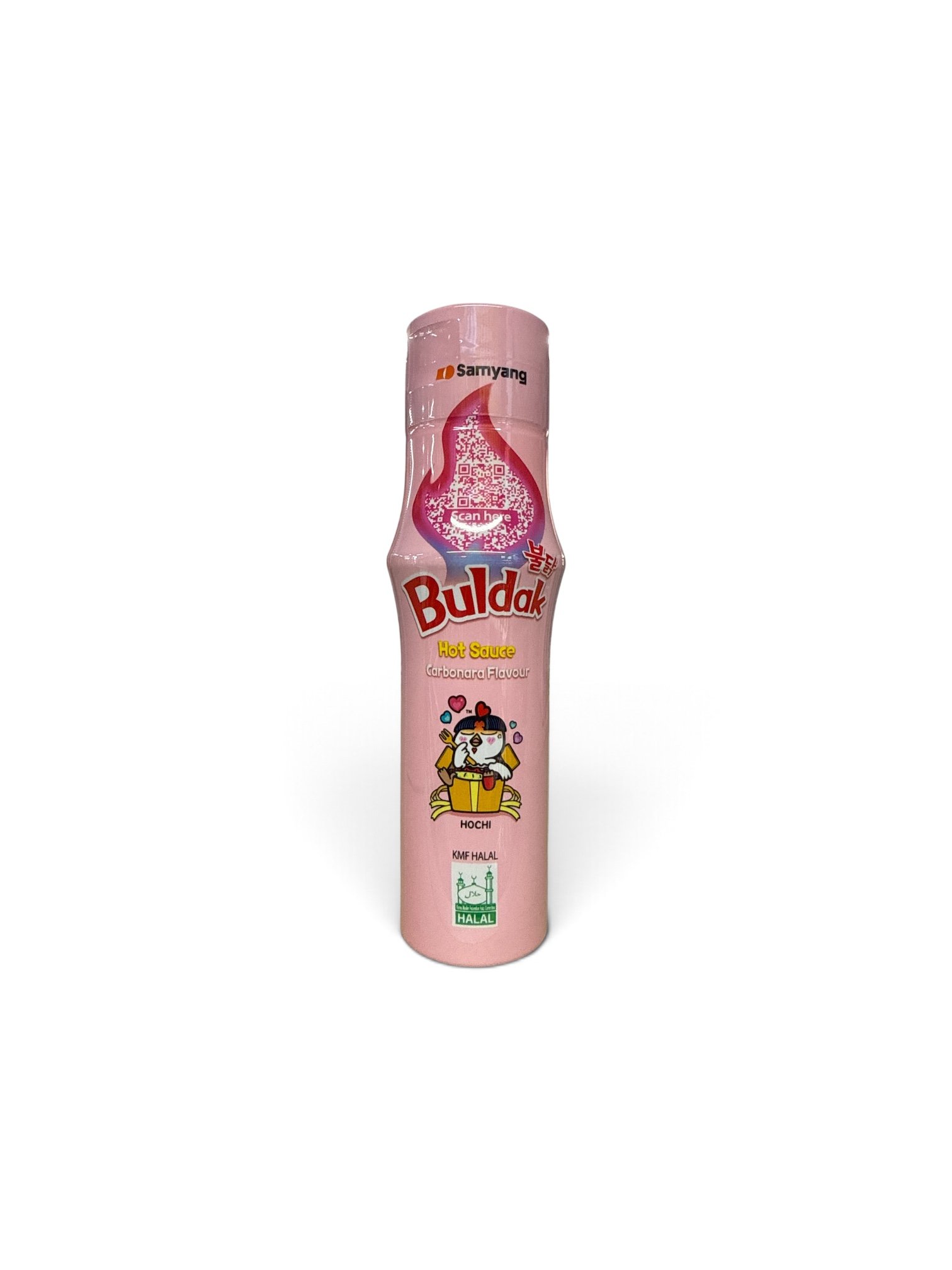 Samyang Buldak Carbonara Hot Sauce pink bottle 165ml on SpiceMart Austria