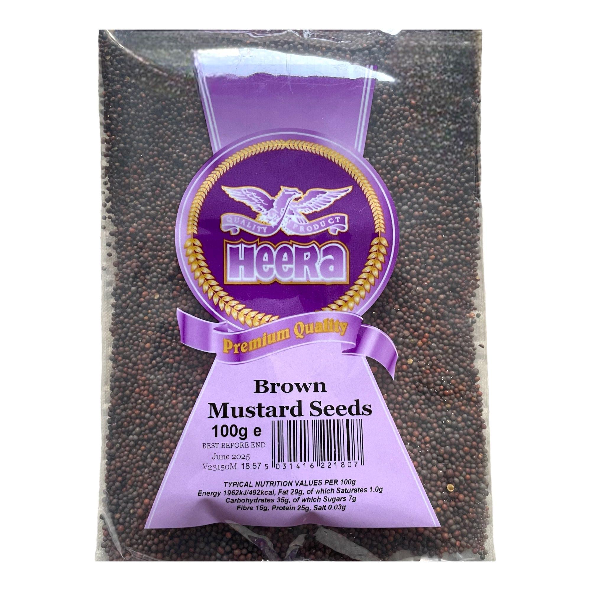 Mustard Seeds; brown HEERA 100g