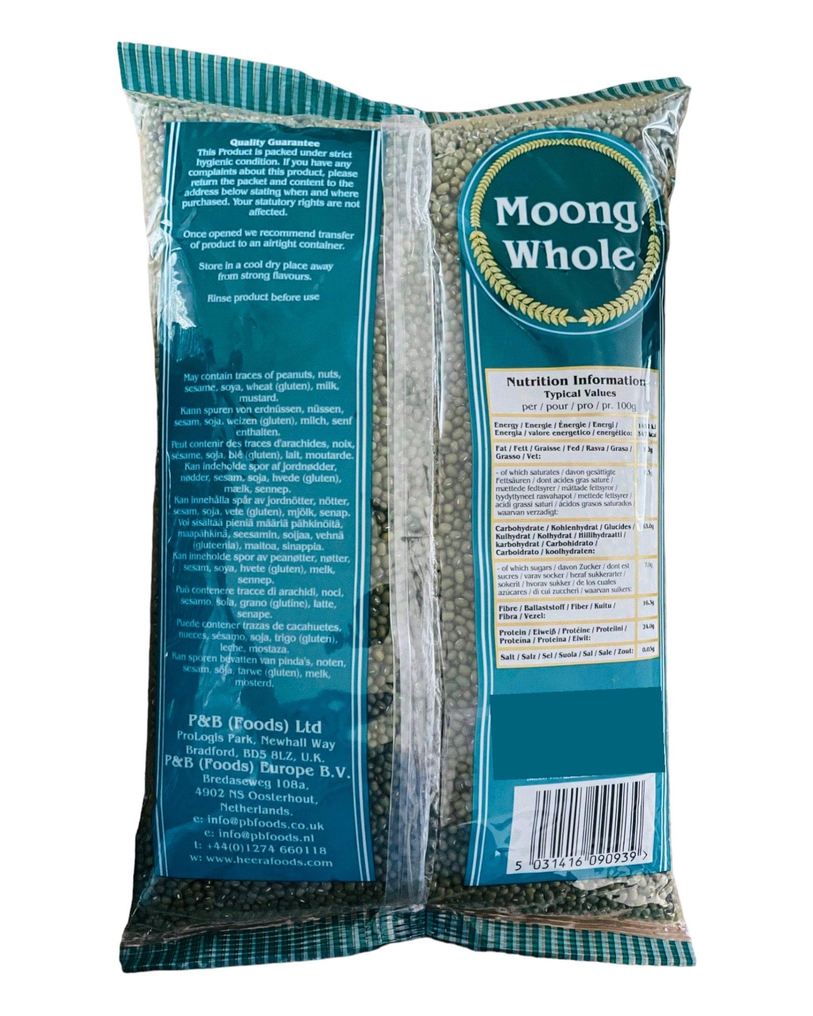 Moong Beans Whole Heera 500g - Image 2